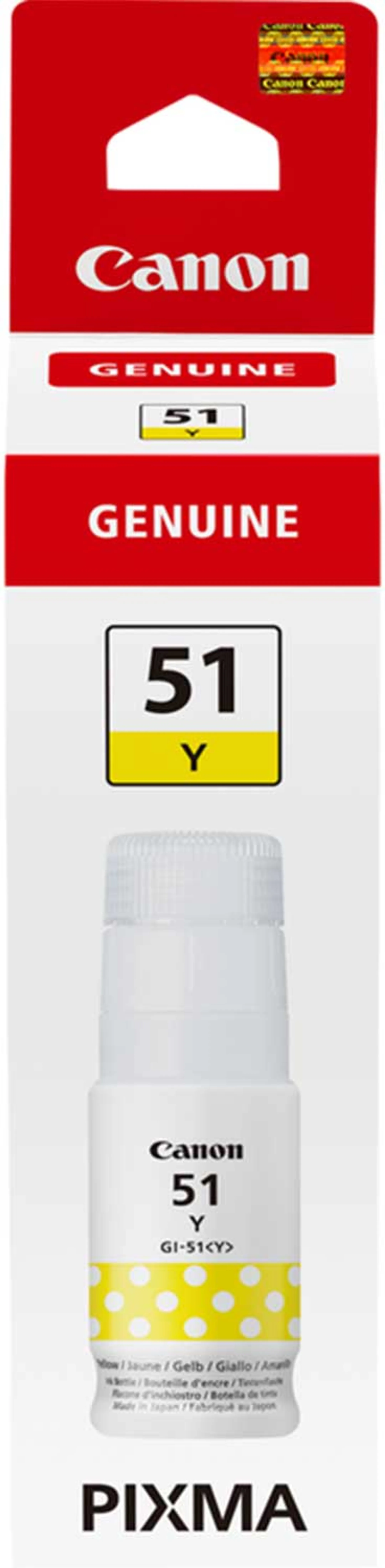 GI-51Y Inktflesje - geel