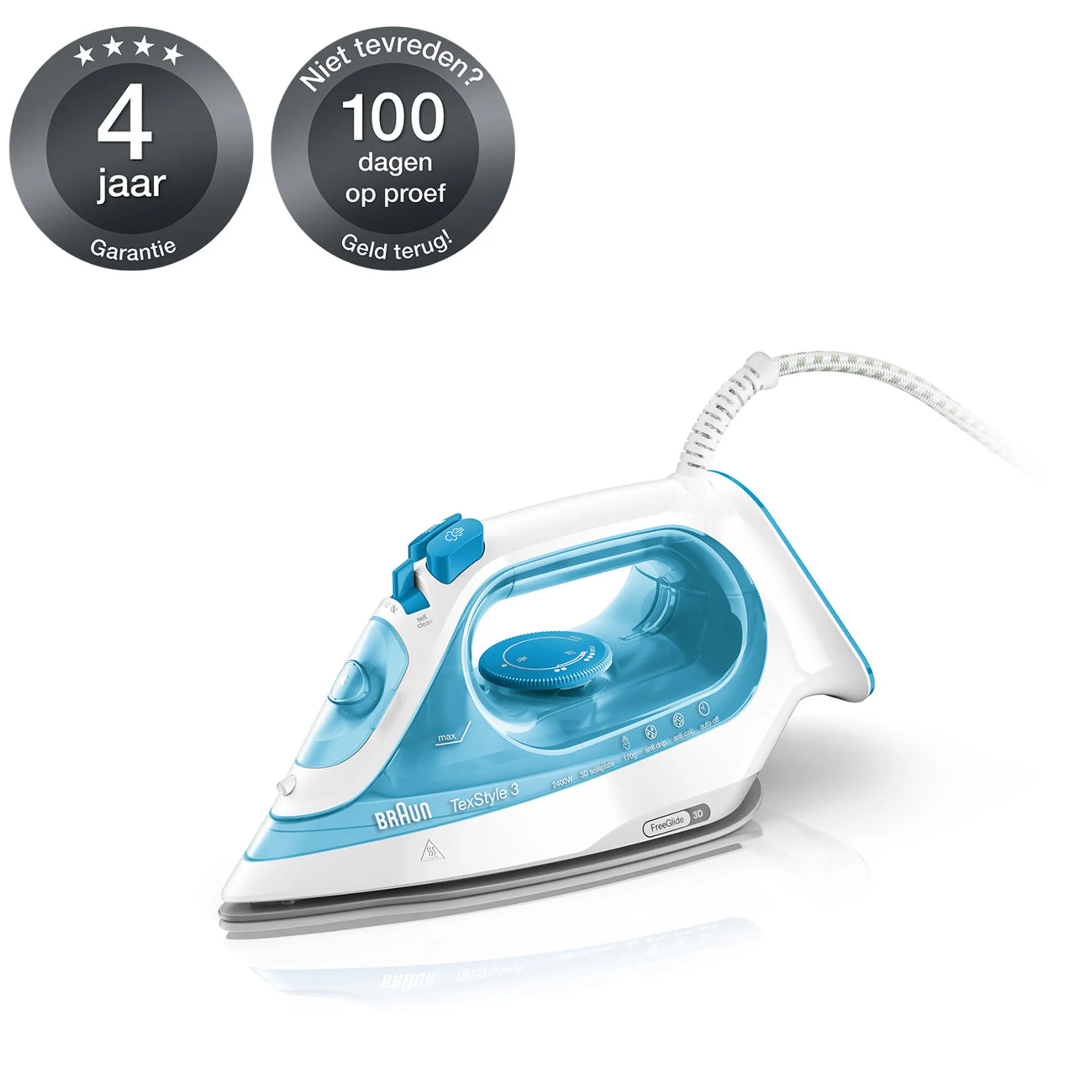 Braun Stoomstrijkijzer TexStyle 3 SI3053BL image