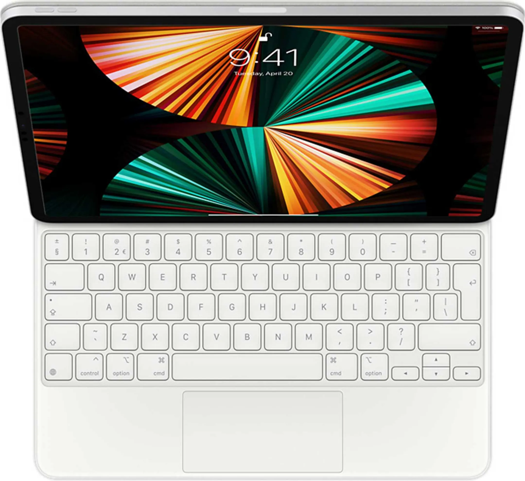 Magic Keyboard 12,9" Blanc - MJQL3N/A (QWERTY NL)