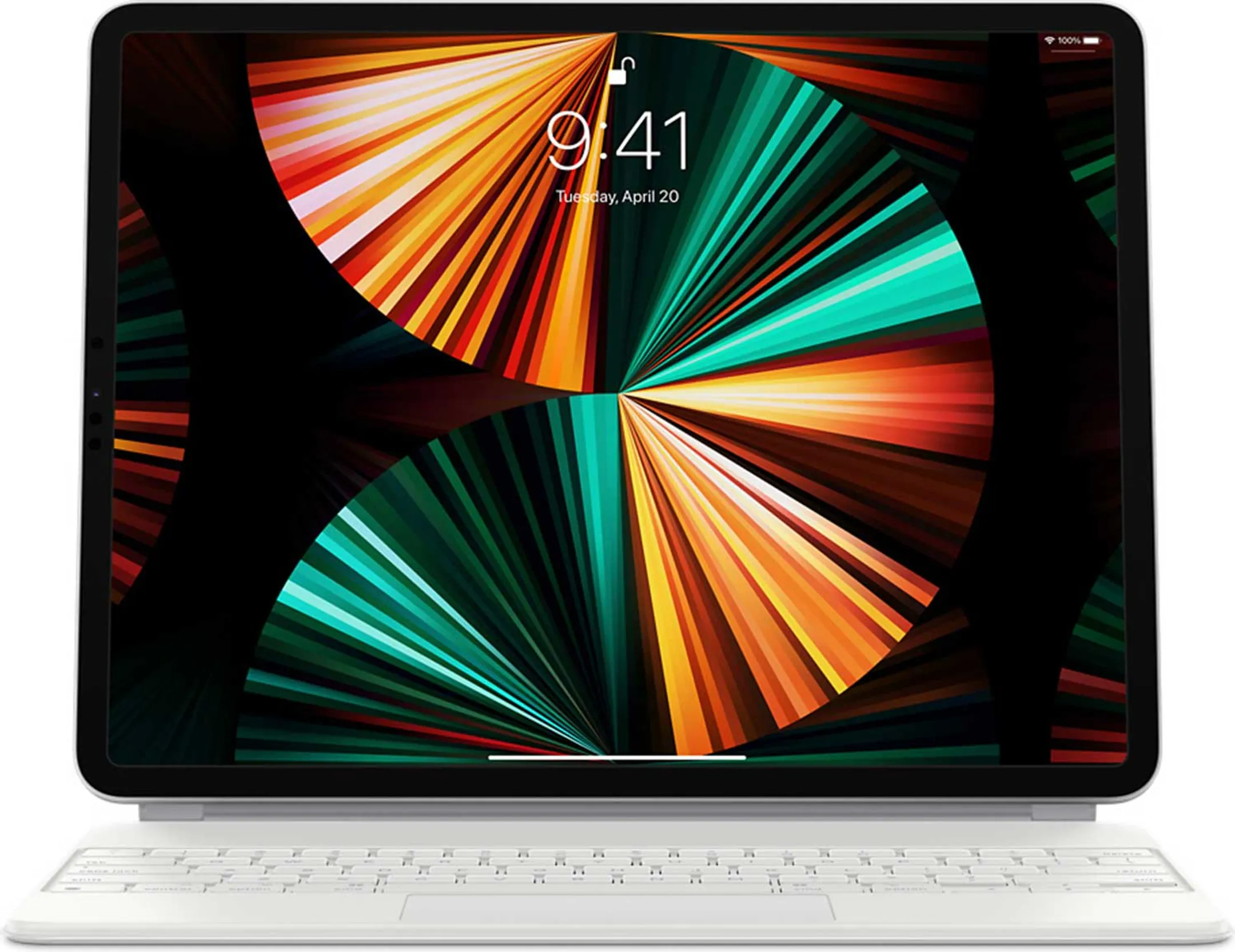Apple Magic Keyboard 12,9" Wit - MJQL3N/A (QWERTY NL) image