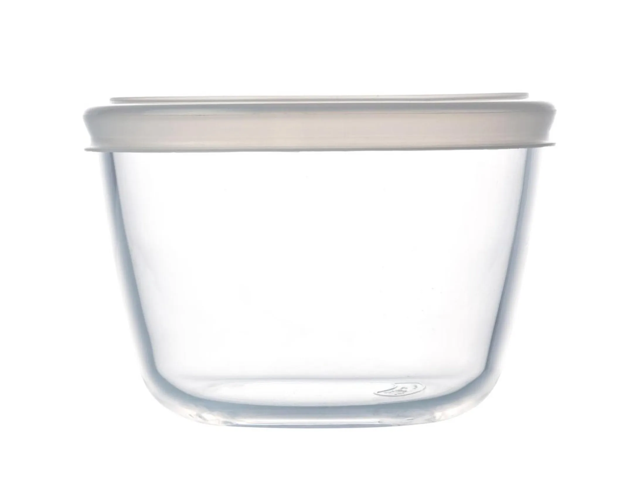 Pyrex Plat Rond en Verre avec Couvercle Plastique Cook & Freeze 0,6l - 12cm image
