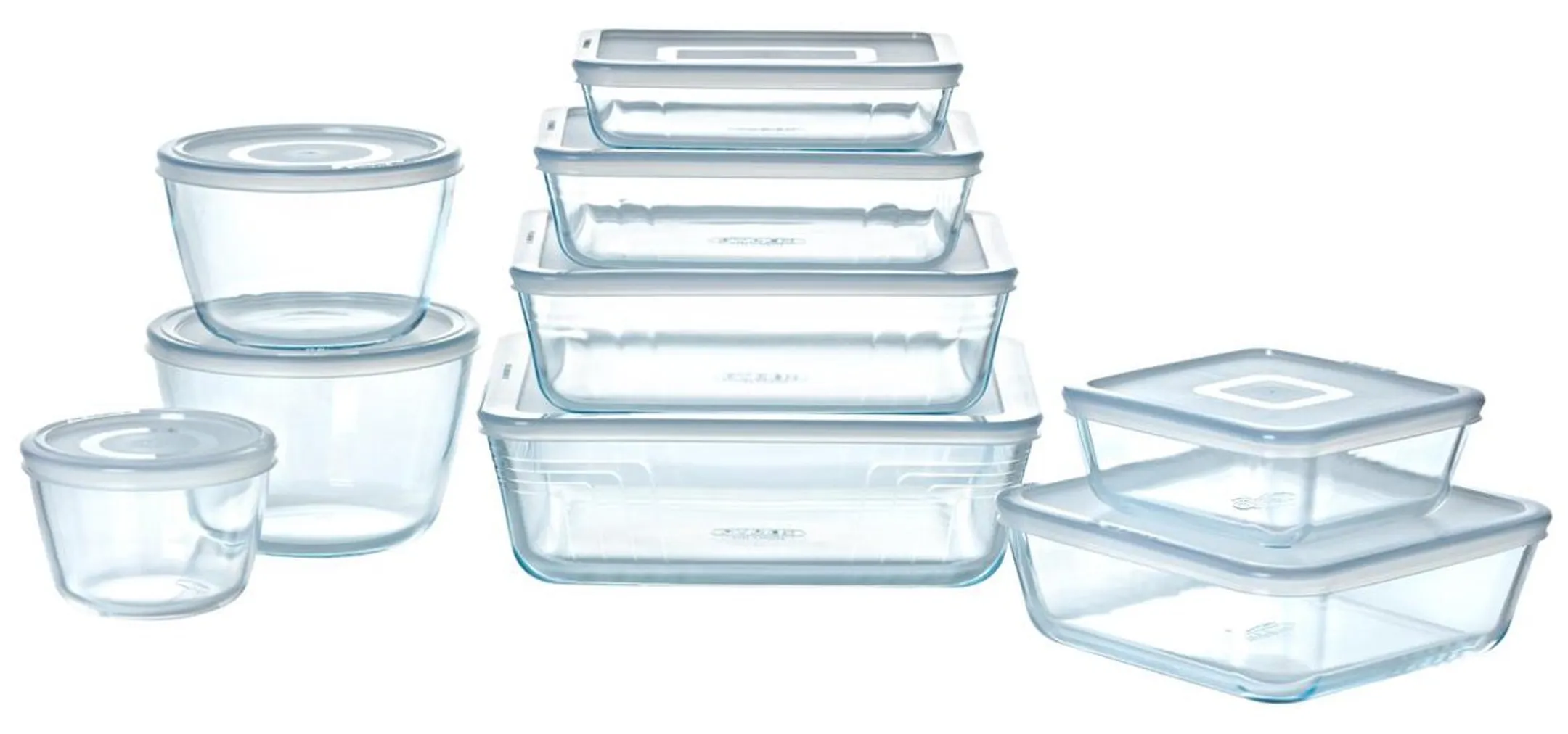 Pyrex Plat Rond en Verre avec Couvercle Plastique Cook & Freeze 0,6l - 12cm image