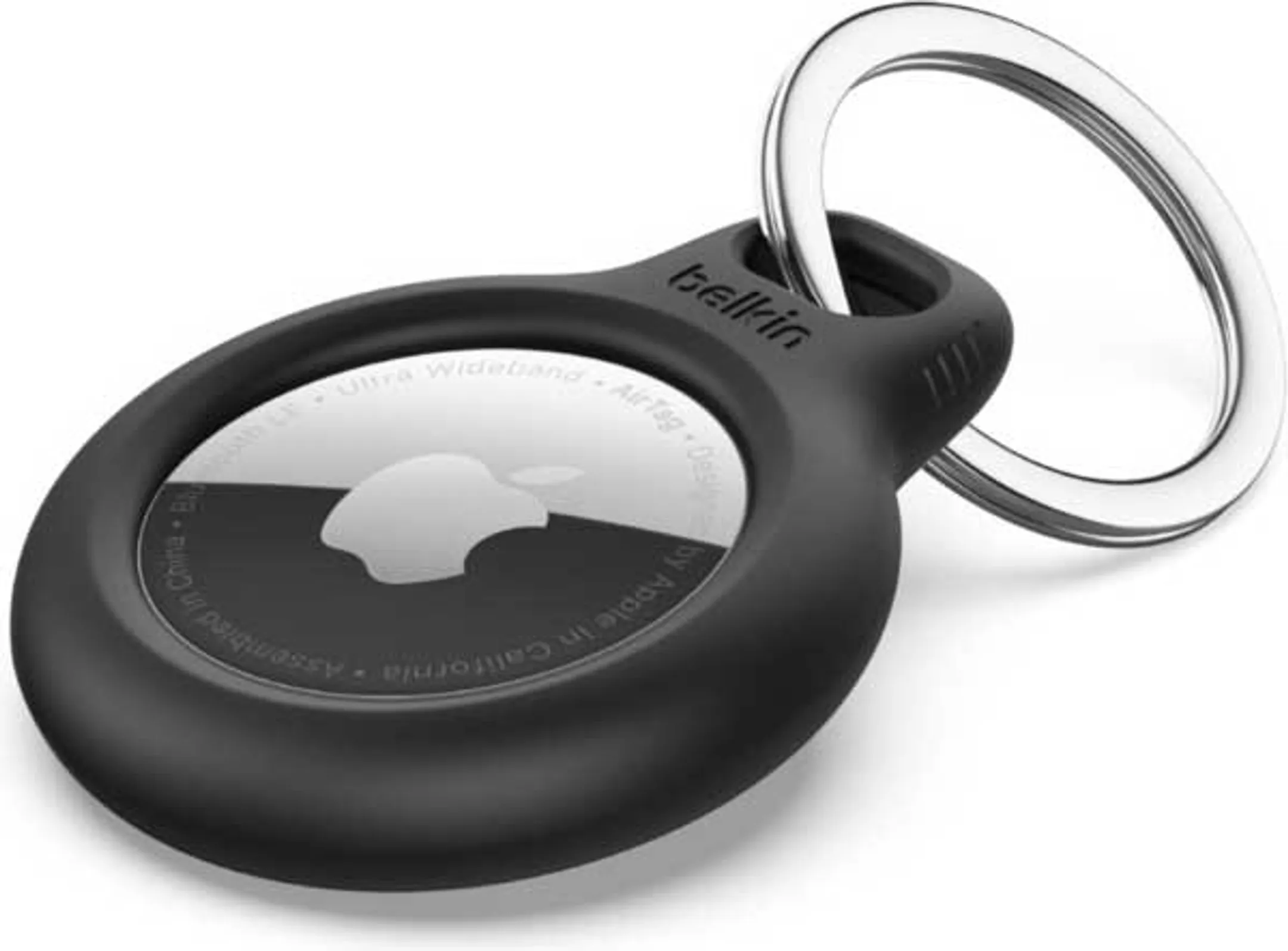 Houder met hanger voor AirTag - Zwart