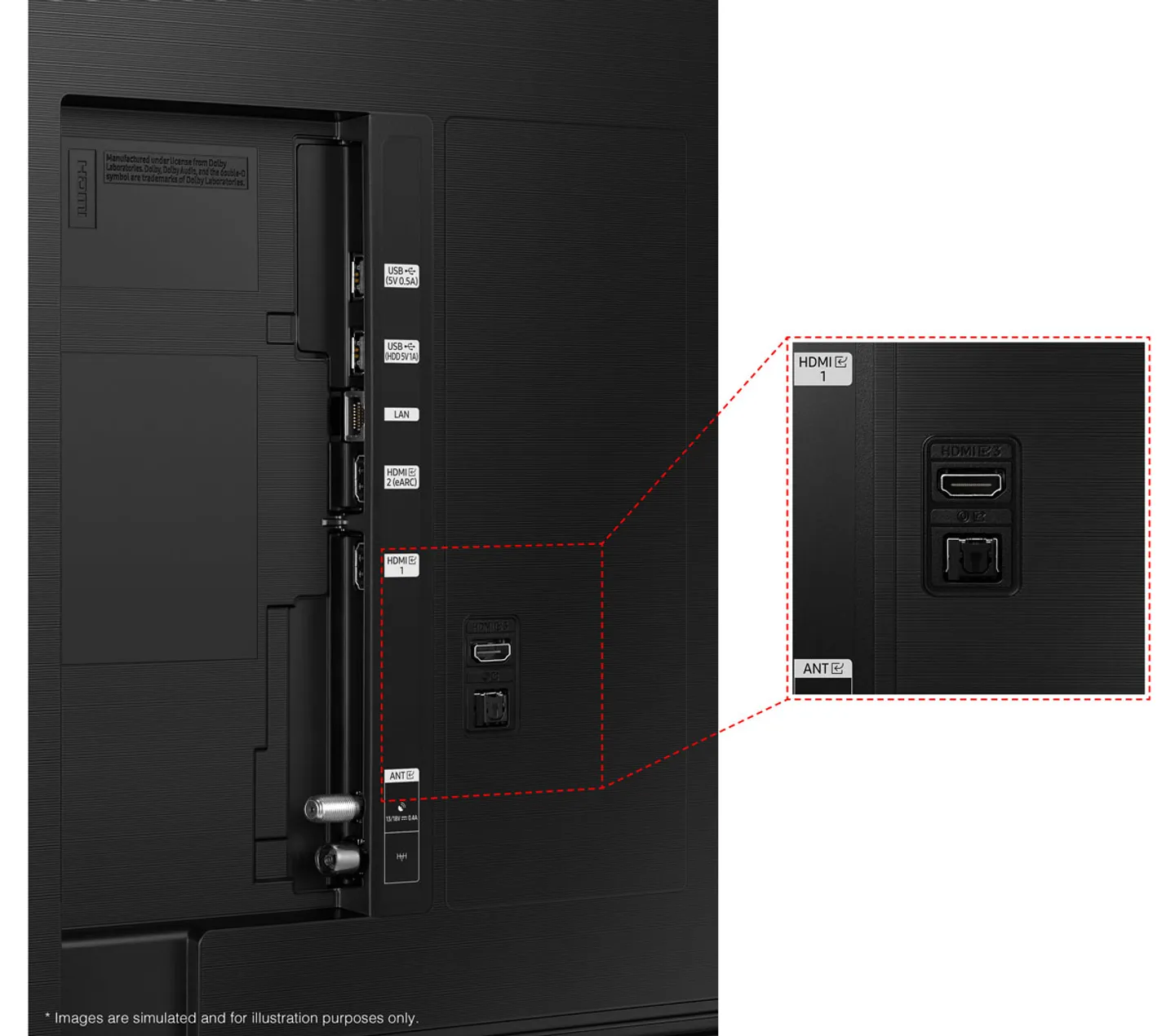 Samsung TV QLED Full HD QE32Q50A (2021) 32 inch in huis Krëfel