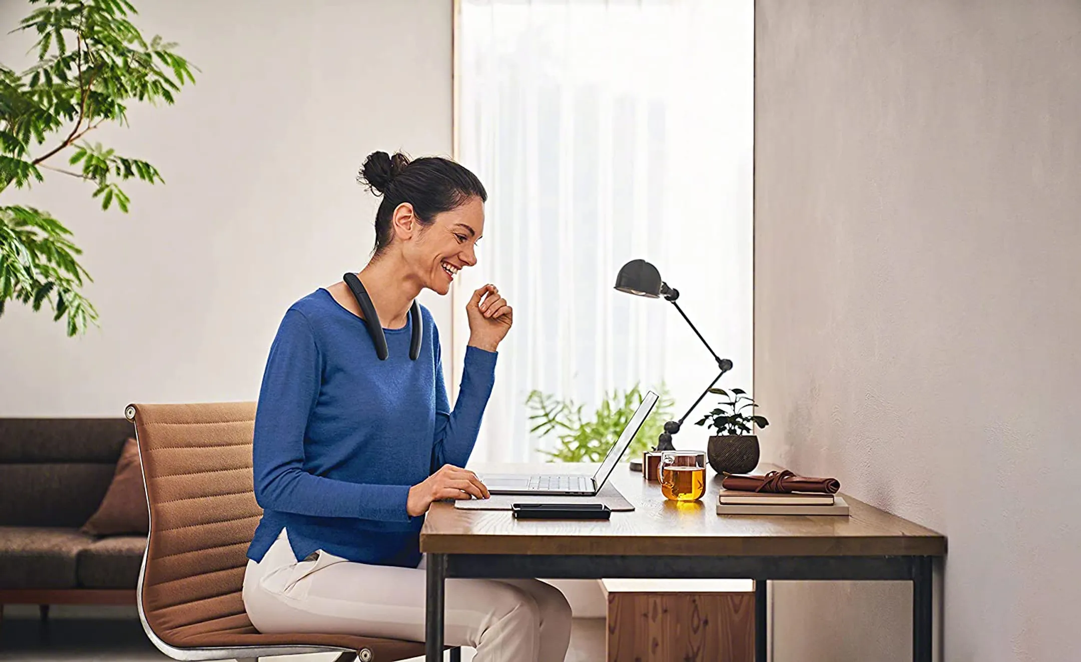 Sony Draadloze nekspeaker SRS-NB10 - Zwart image
