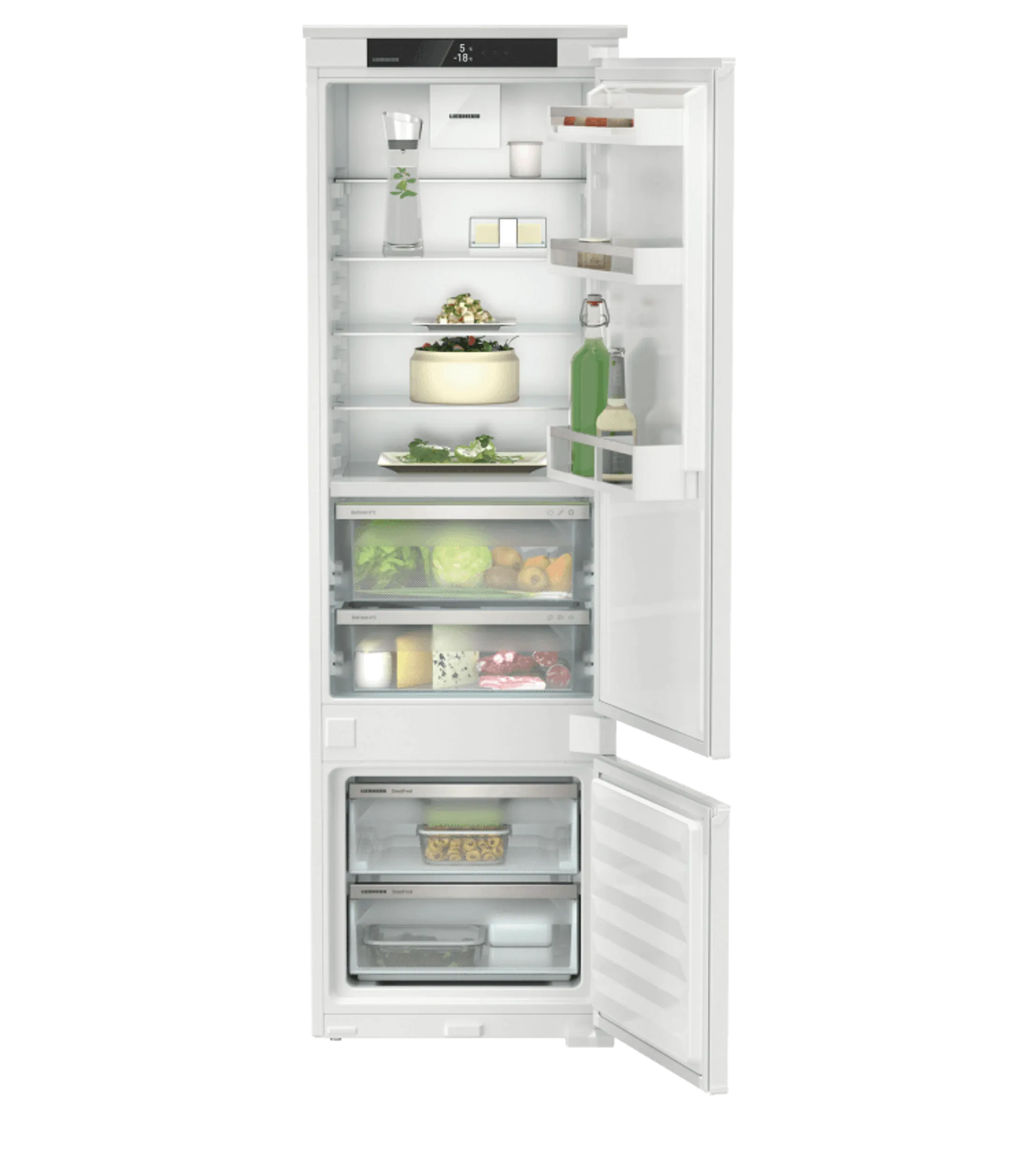 Inbouw koelkast met diepvries ICBSd 5122 Plus