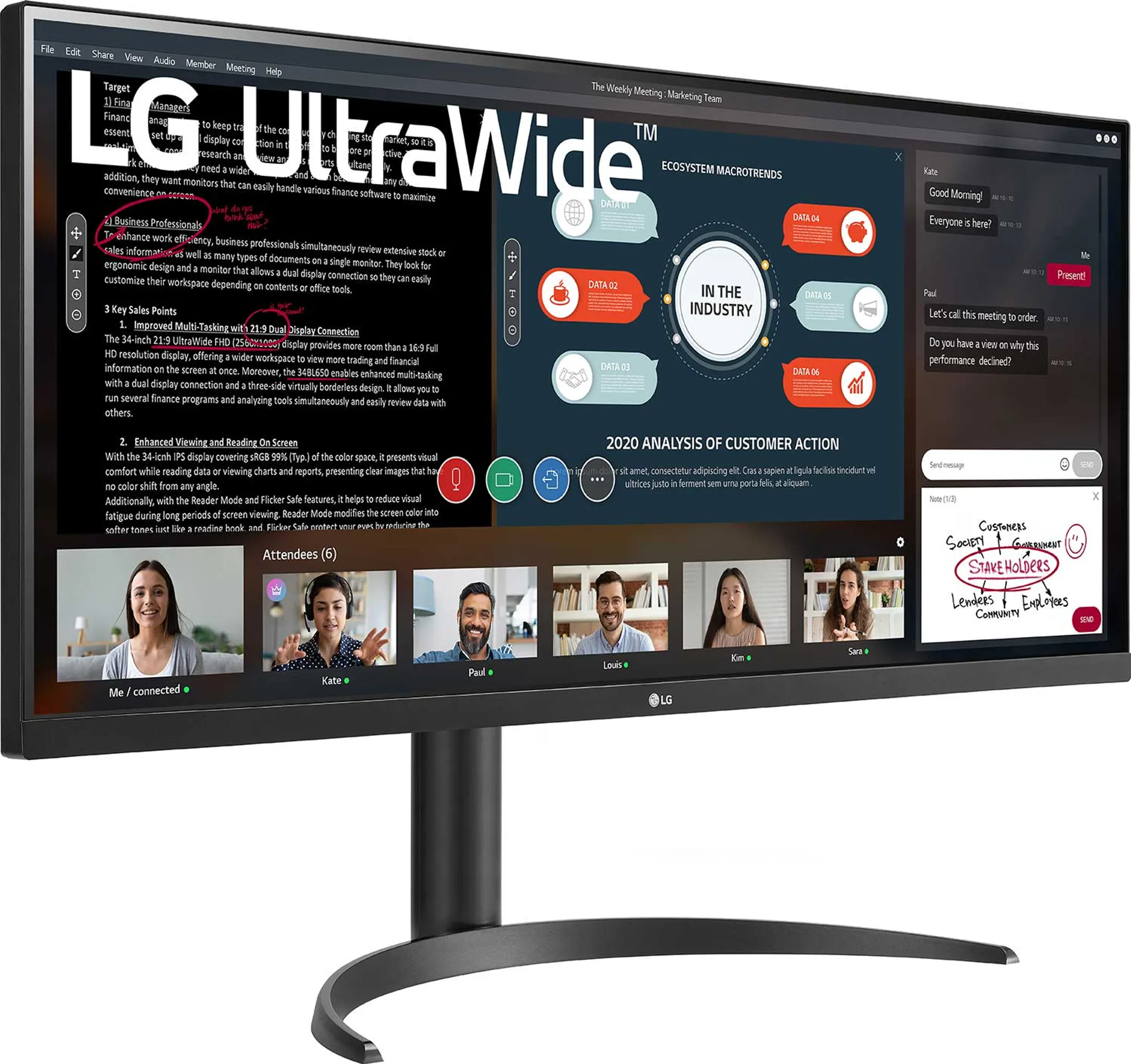 LG 34" UltraWide™ Full HD IPS Monitor image