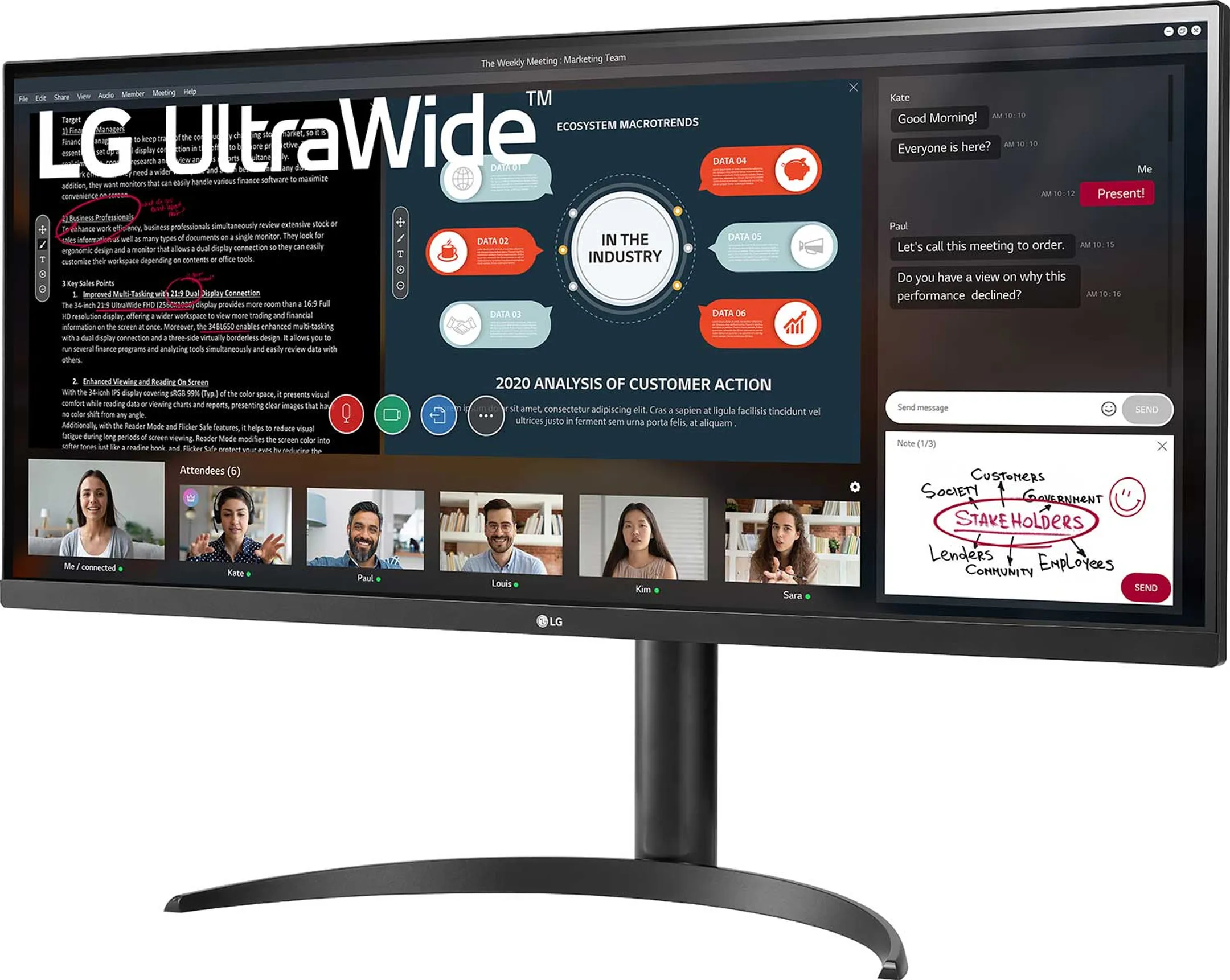 LG 34" UltraWide™ Full HD IPS Monitor image