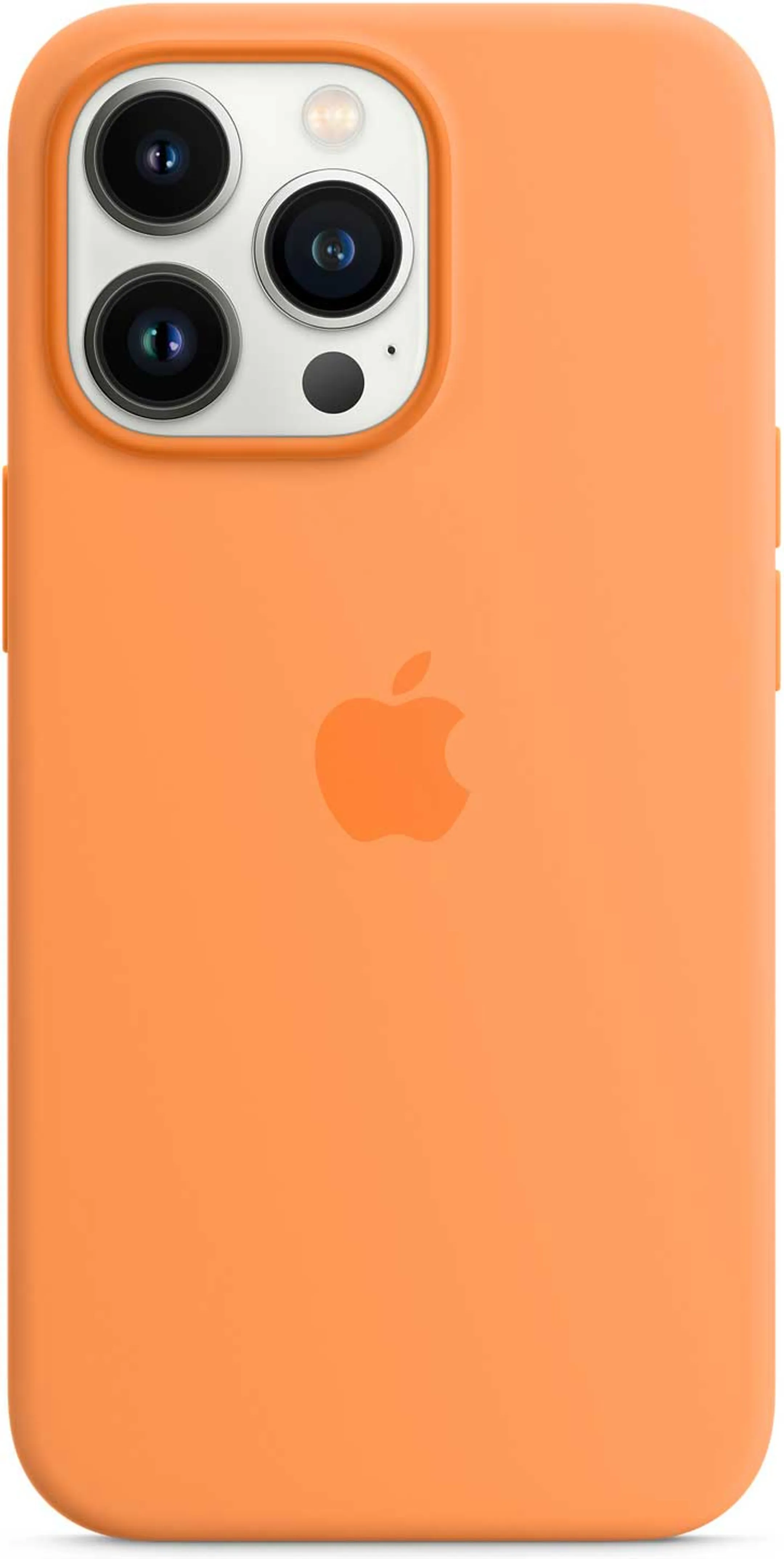 Siliconen backcover met MagSafe voor iPhone 13 Pro - Okergeel