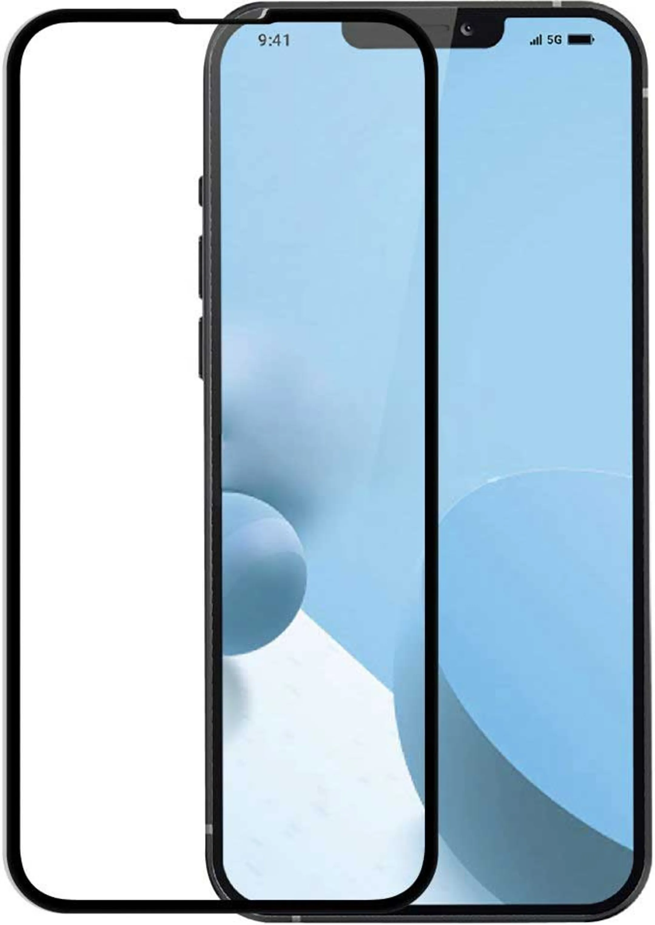 Screenprotector voor iPhone 13 Pro Max - Zwart