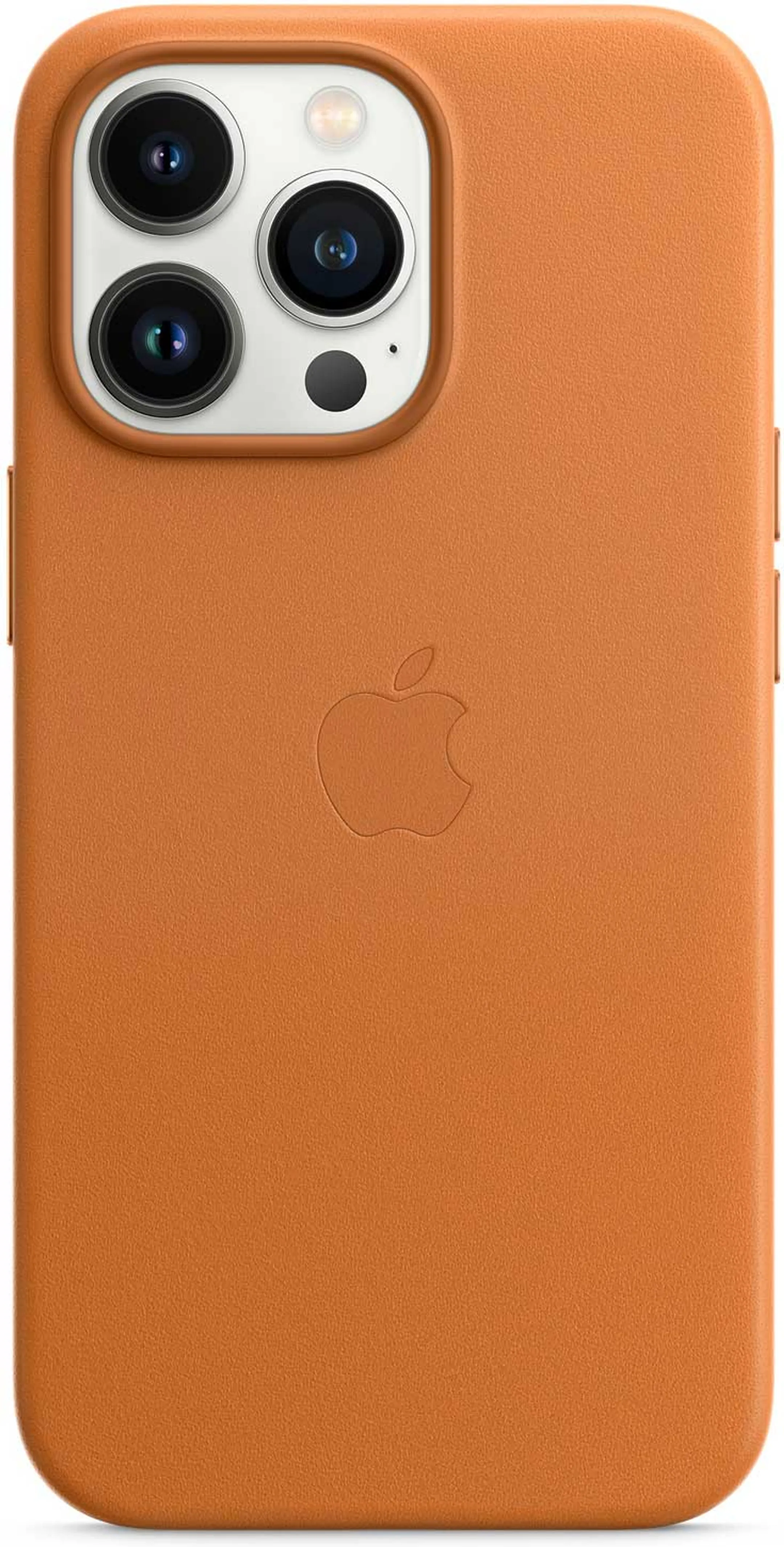 Leren hoesje met MagSafe voor iPhone 13 Pro - Goudbruin