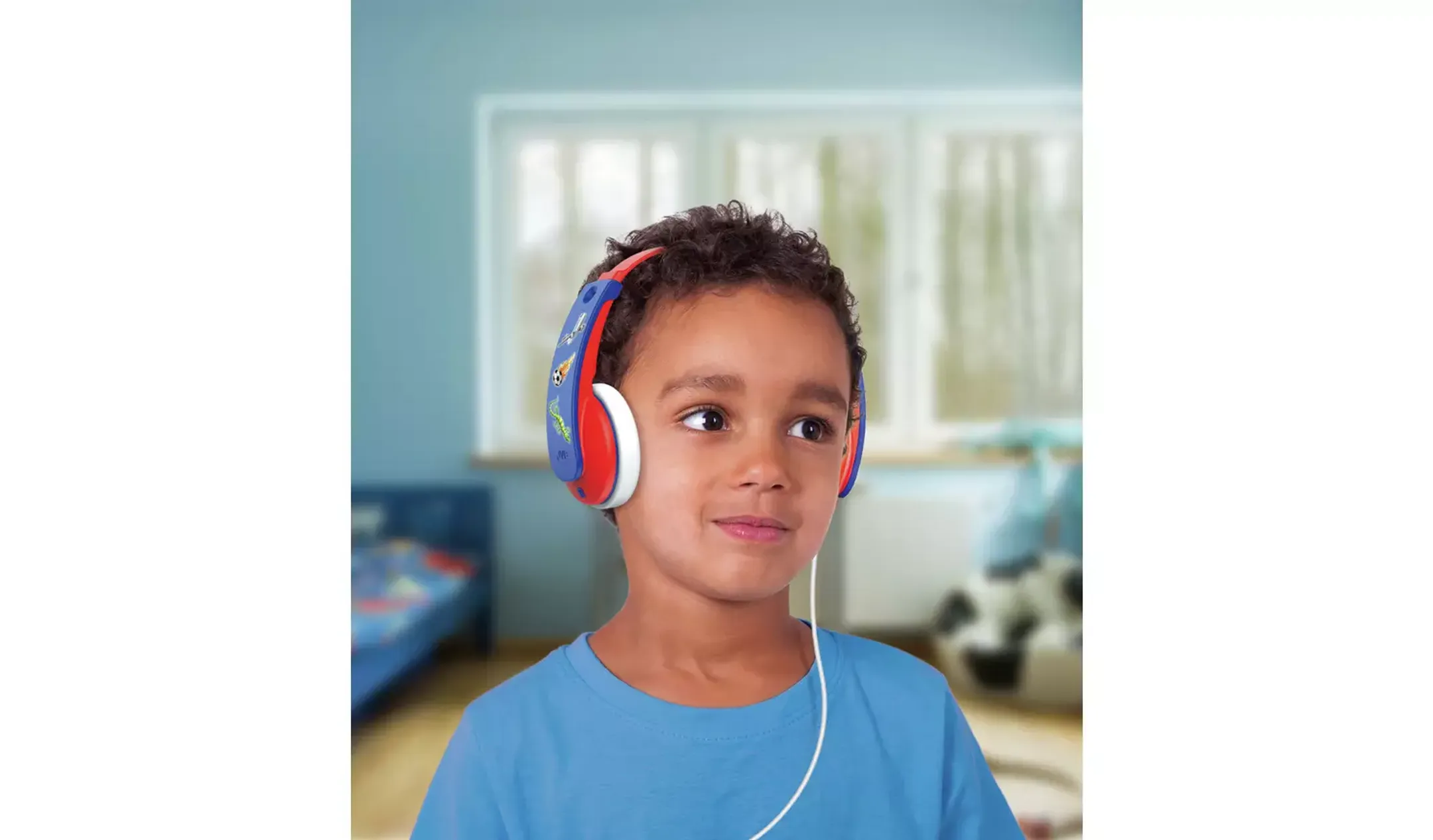 JVC HA-KD7-PNE koptelefoon voor kinderen - Rood / Blauw image
