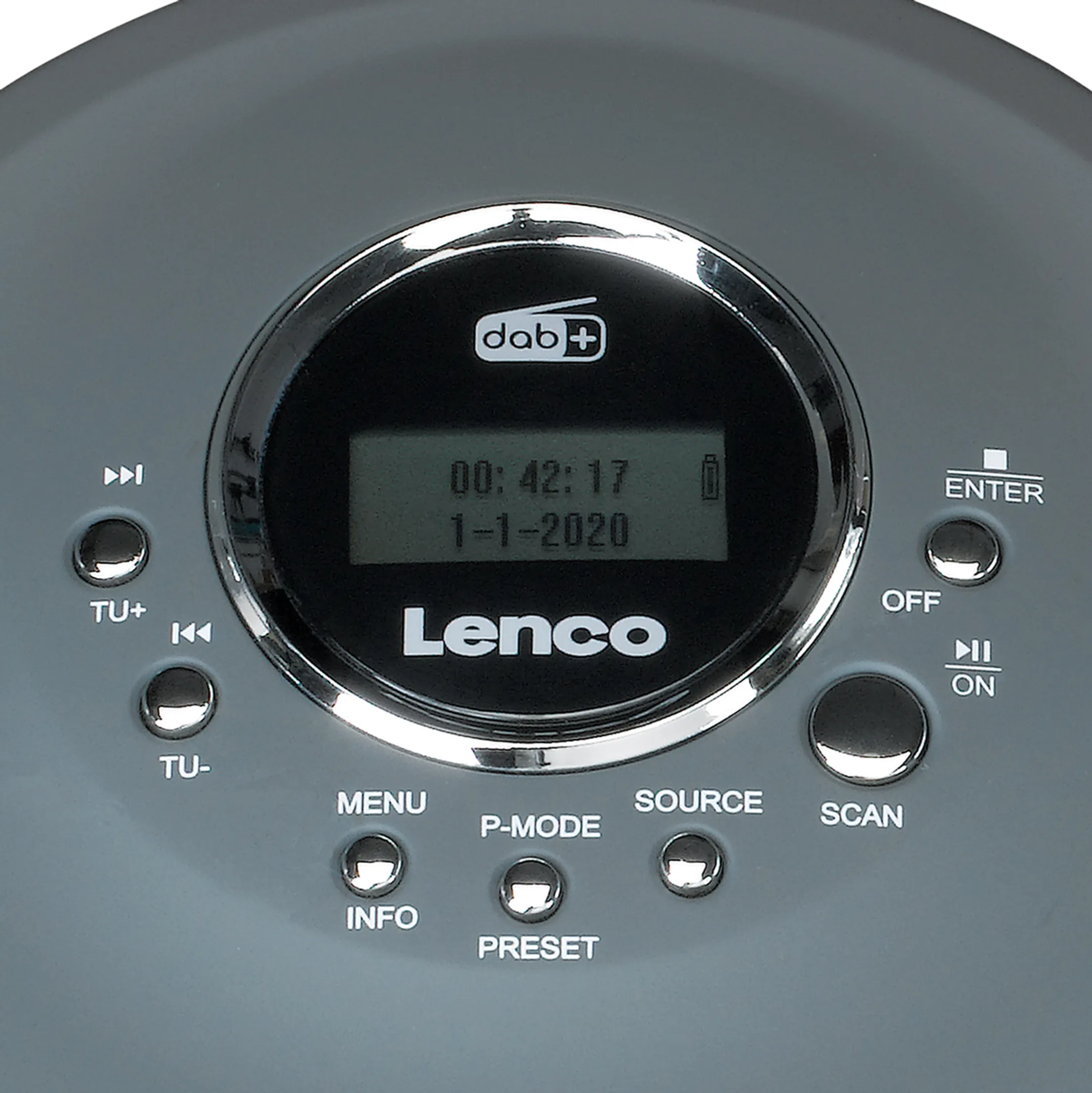 Lenco Lecteur CD portable avec DAB+ - CD-400GY image