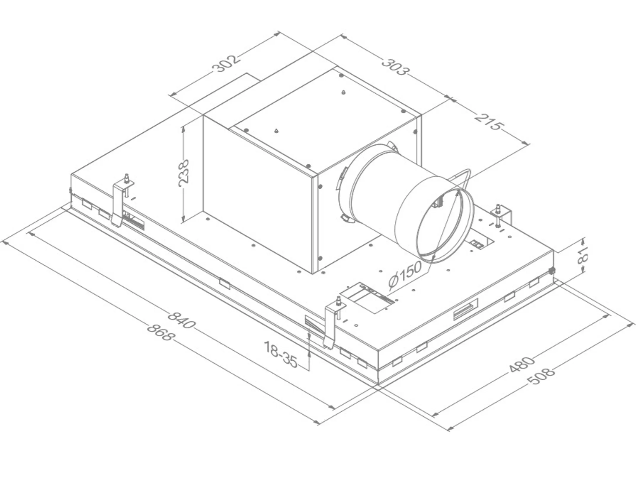 Novy Plafonddampkap Pureline Pro 6930 image