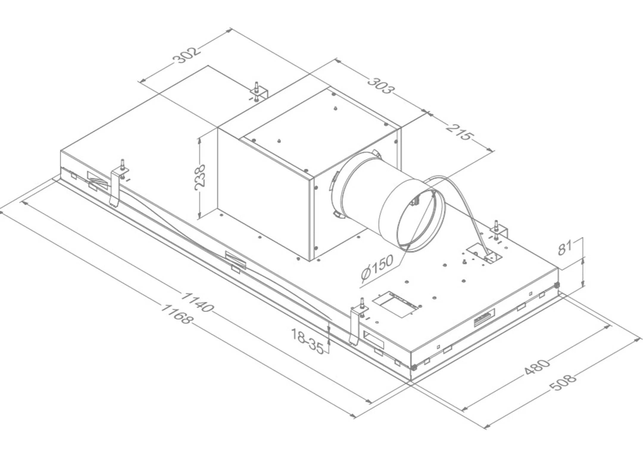 Novy Plafonddampkap Pureline Pro 6942 image