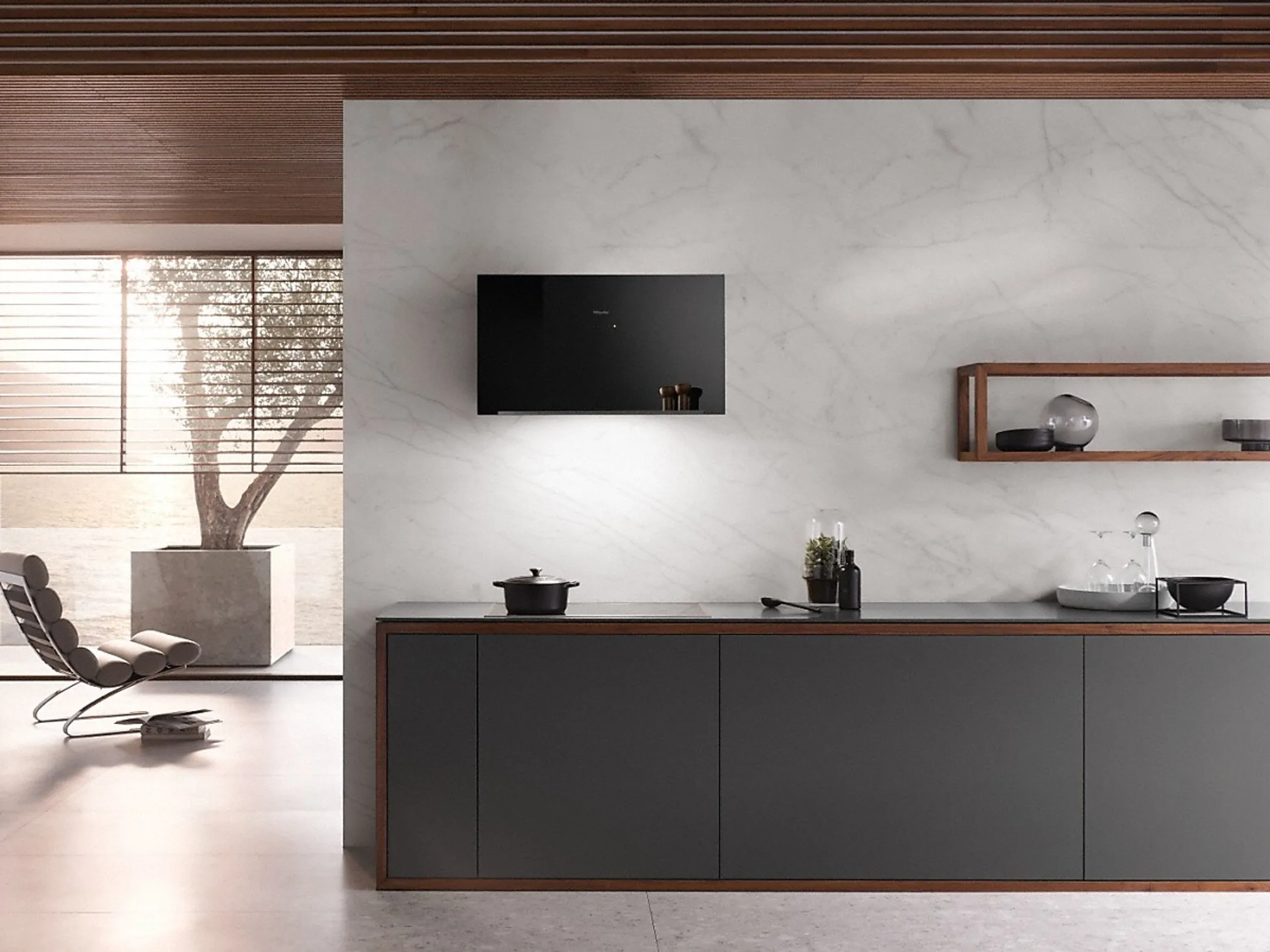 Miele Hotte décorative DA 9091 W Screen image