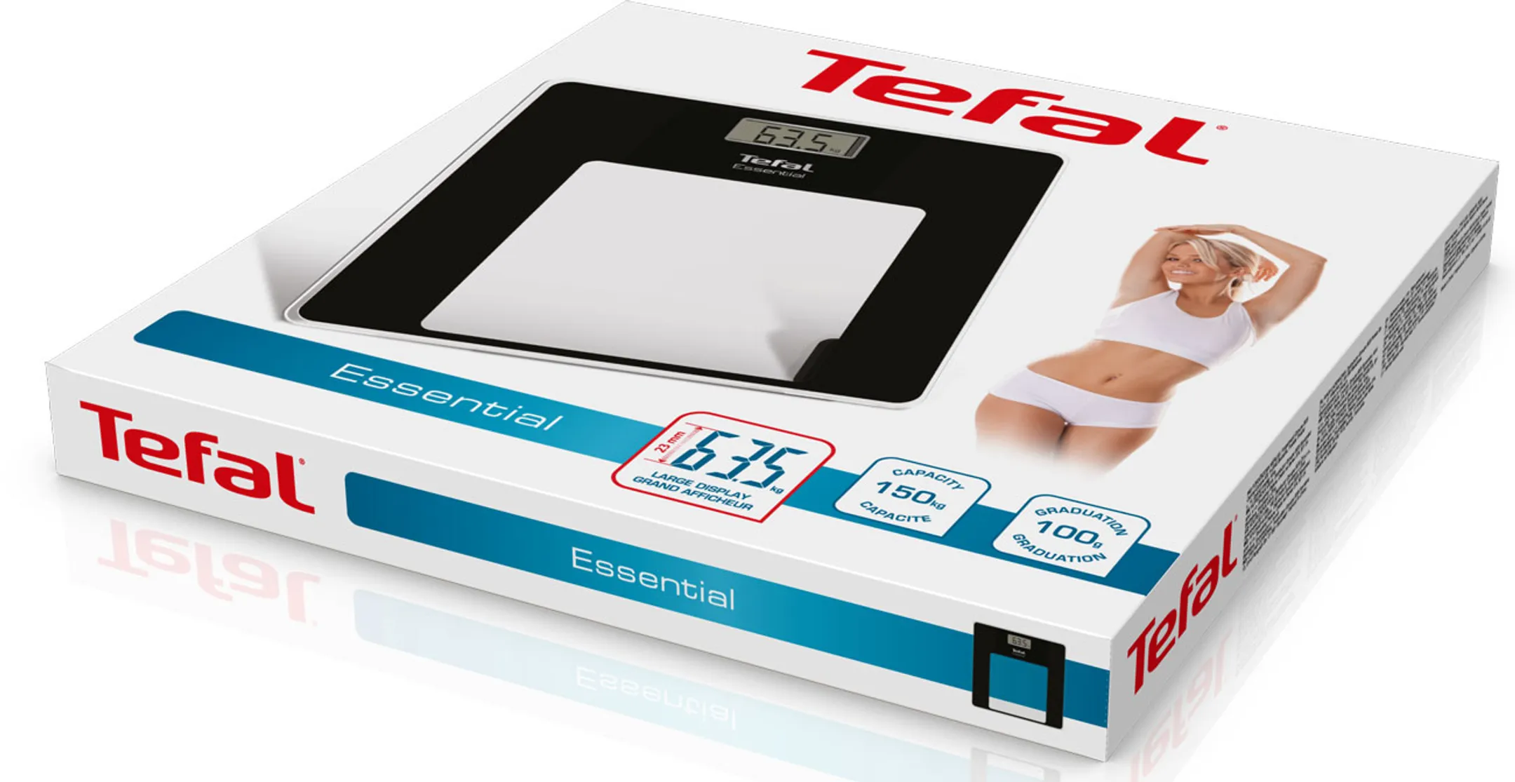 Tefal Elektronische personenweegschaal Essential PP1304V0 image