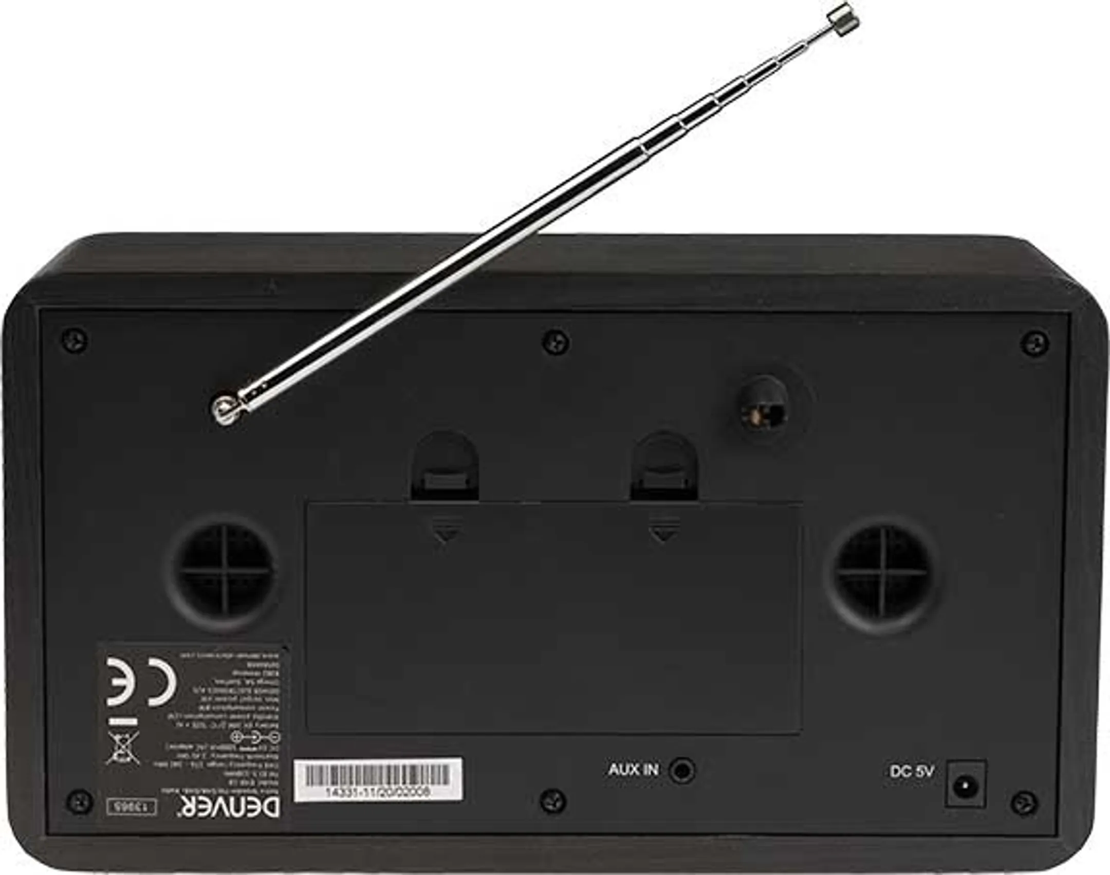 Denver Radio DAB+ en bois - DAB-18 - Noir image