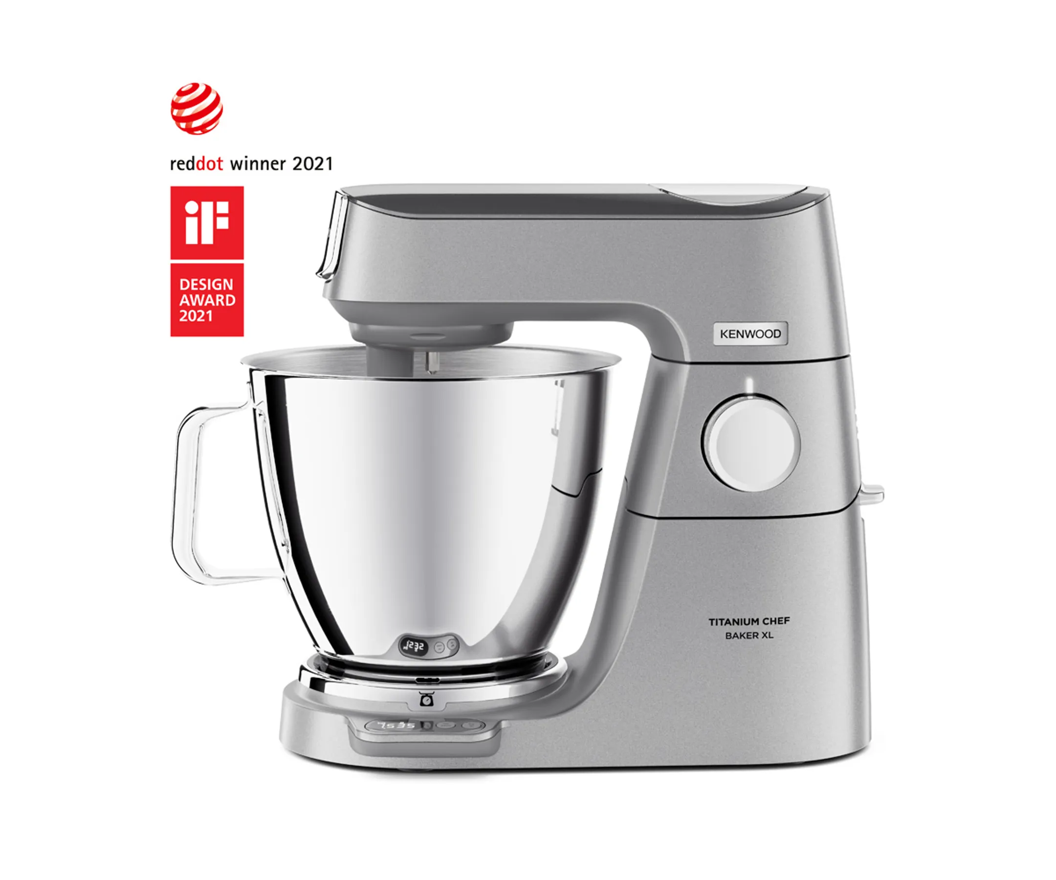 Kenwood Keukenrobot Titanium Chef Baker XL met geïntegreerde weegschaal KVL85.124SI image