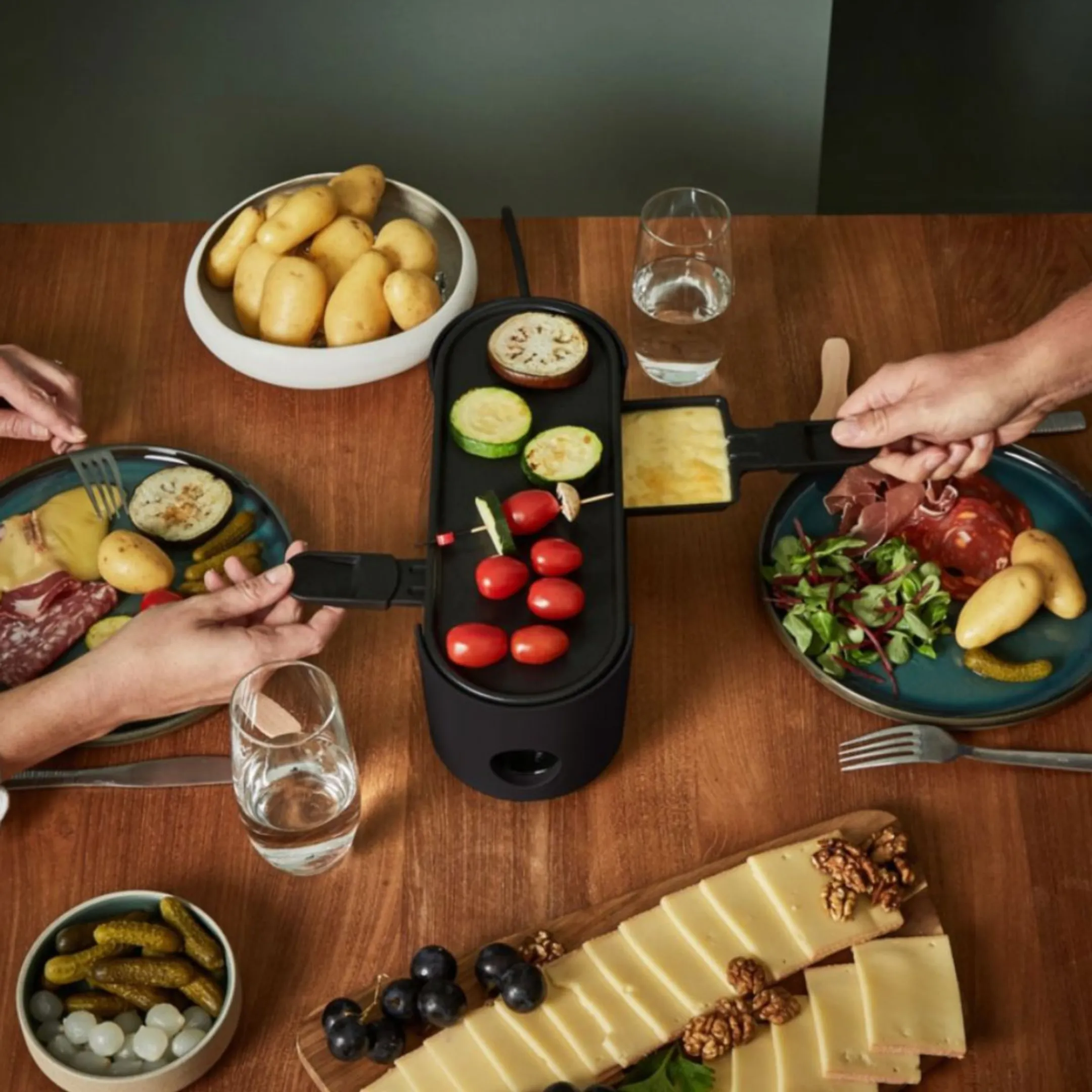 Essentiel-B Raclette & grill Multiplug Zwart image