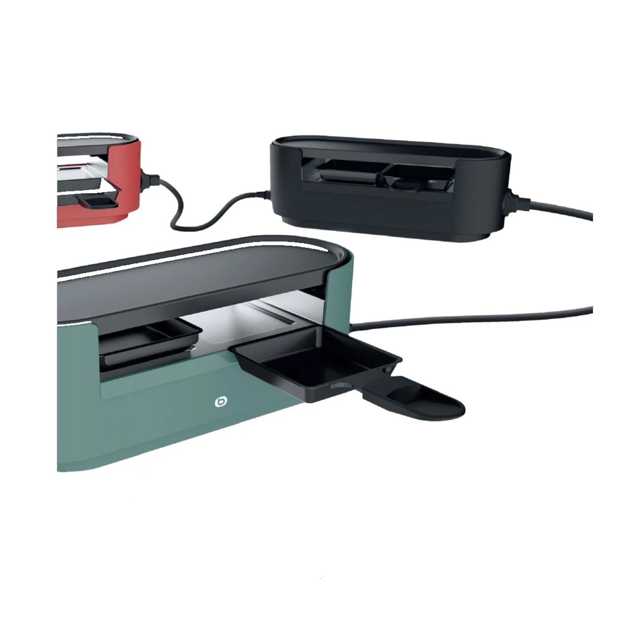Essentiel-B Raclette & grill Multiplug Zwart image
