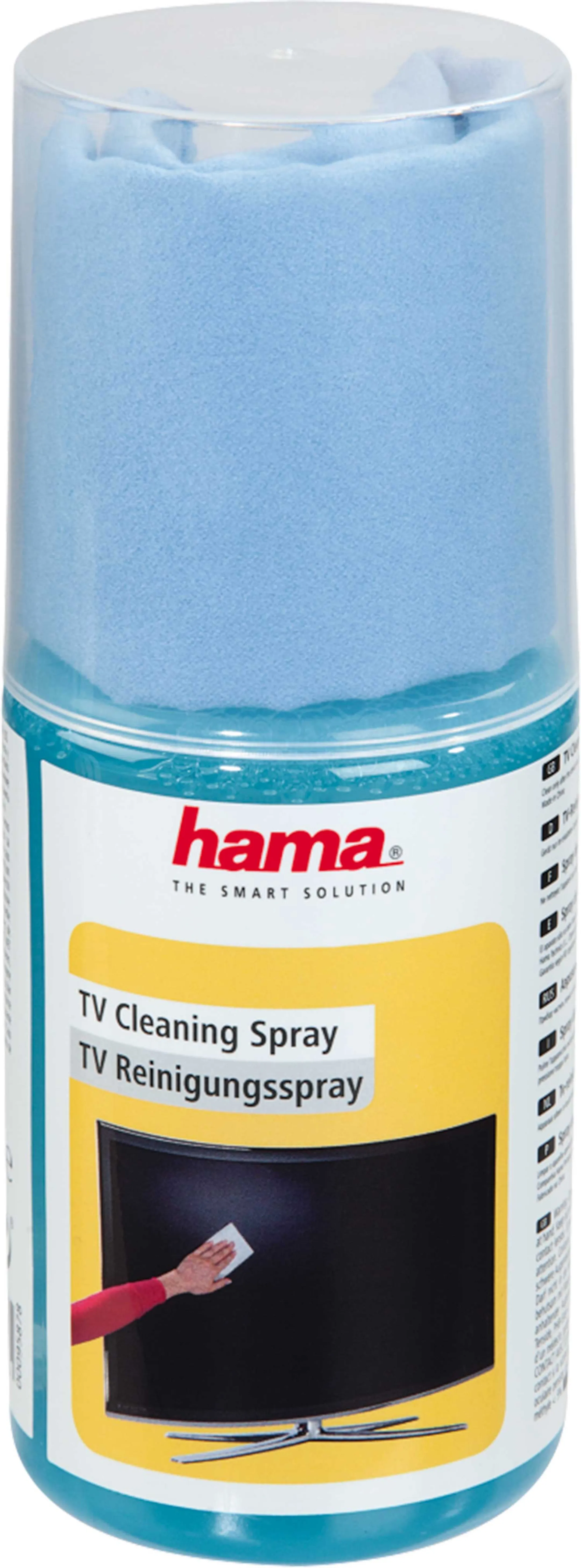 Spray de nettoyage pour téléviseur, 200 ml, chiffon inclus
