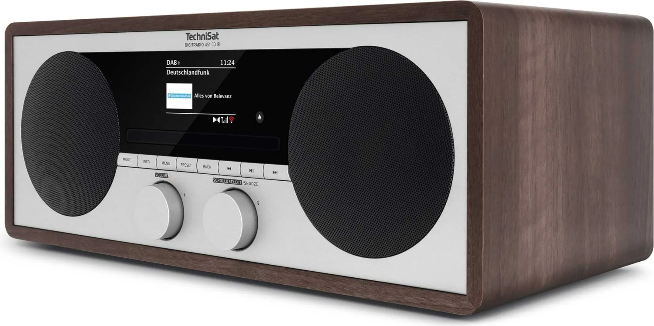 Technisat Internetradio met DAB+ - DigitRadio 451 - Hout image