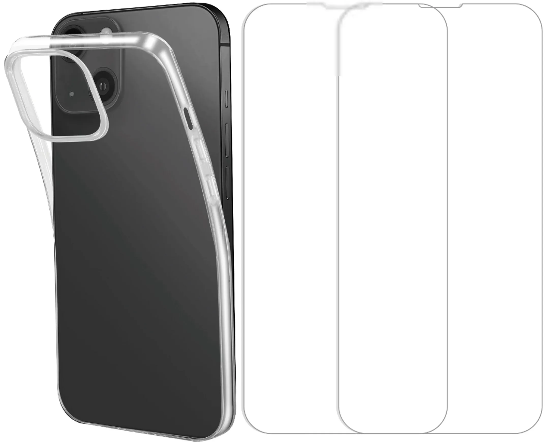 Pack Backcover + 2x beschermfolie voor iPhone 13 mini