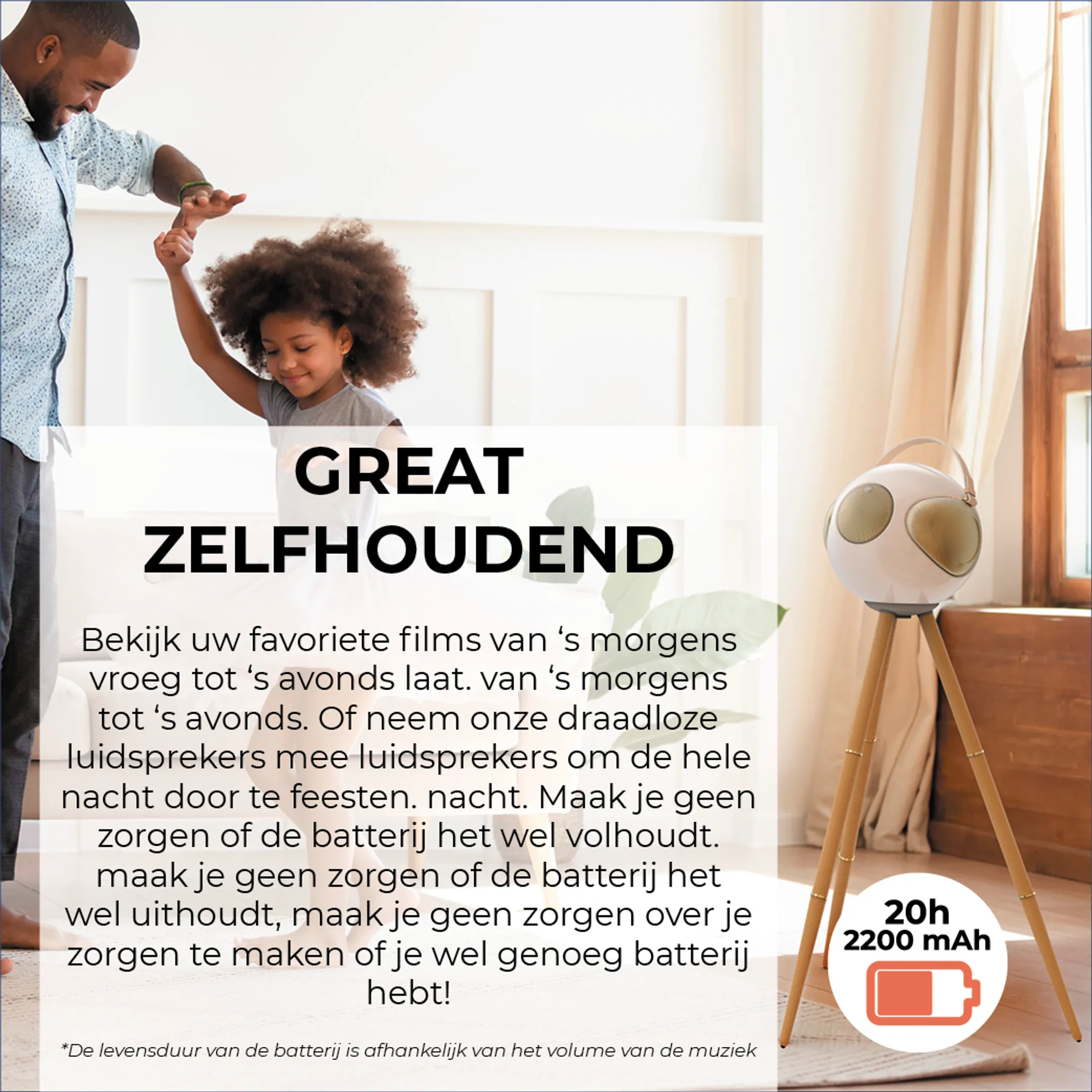 UB+ Bluetooth Speaker Eupho S2 Alphorn - Wit image