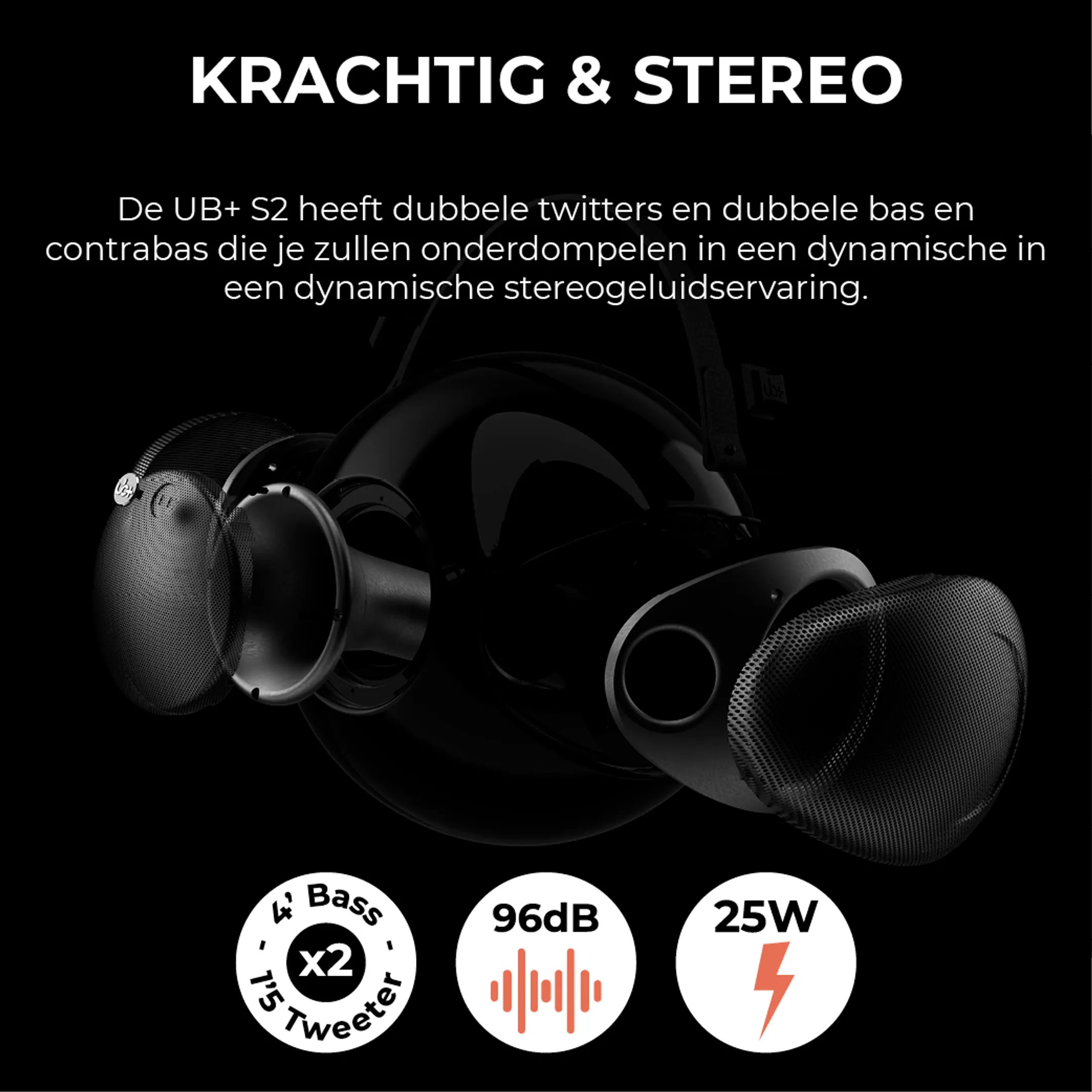 UB+ Bluetooth Speaker Eupho S2 Alphorn - Wit image