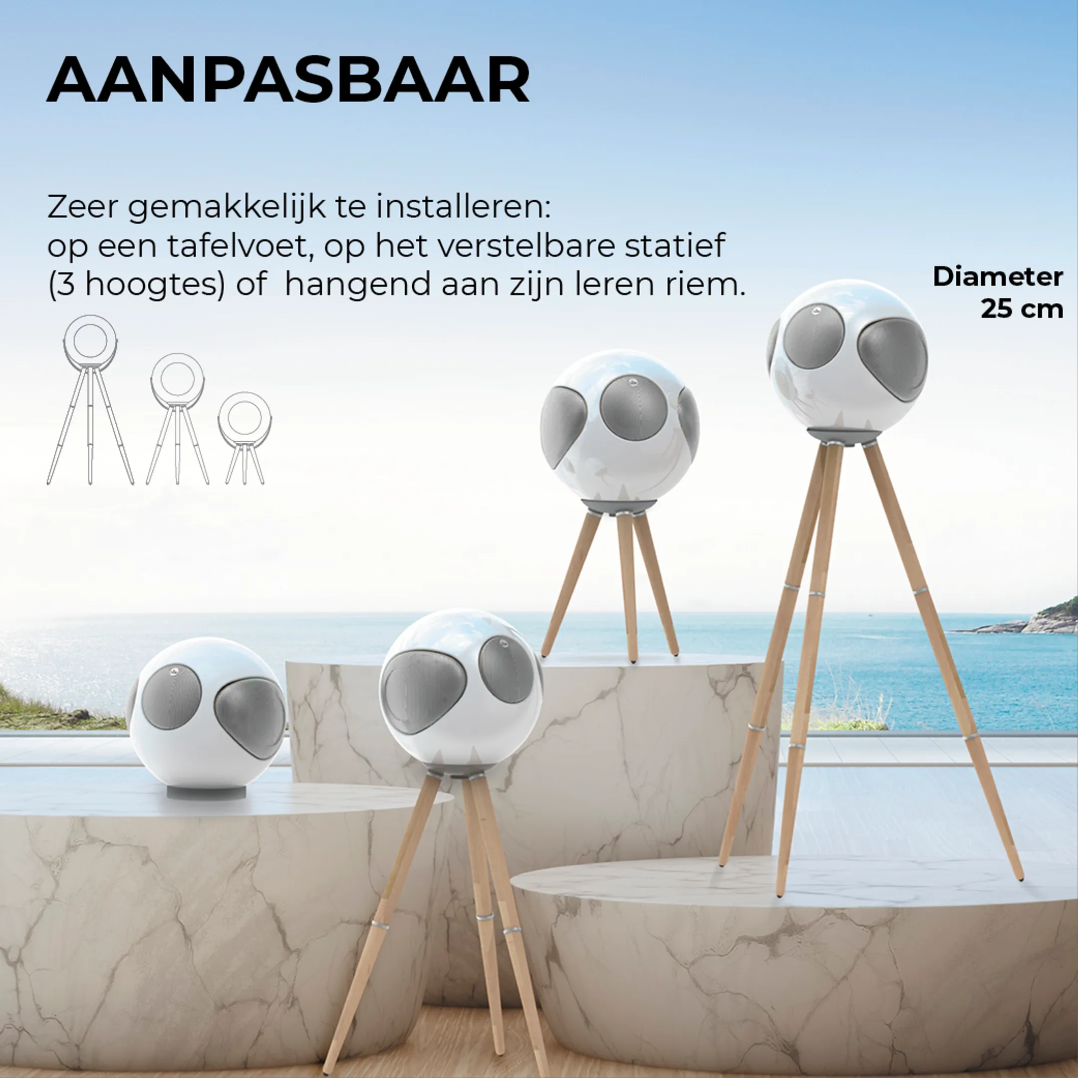 UB+ Bluetooth Speaker Eupho S2 Alphorn - Wit image