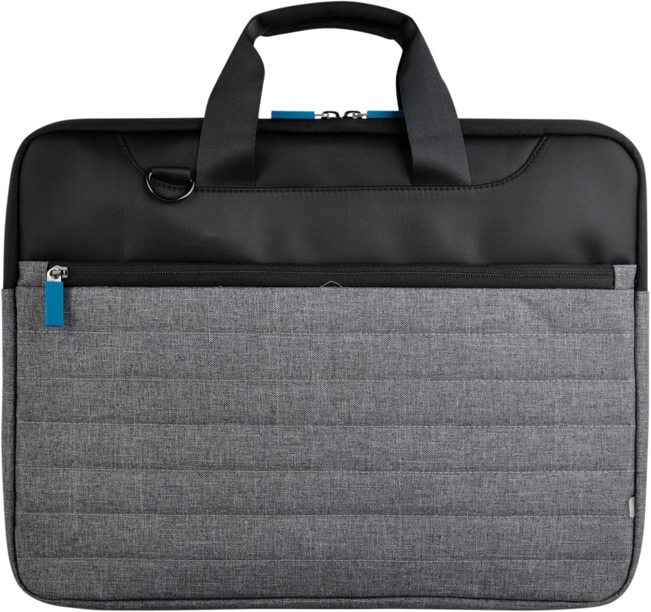 Tas 17" Classic grijs/blauw