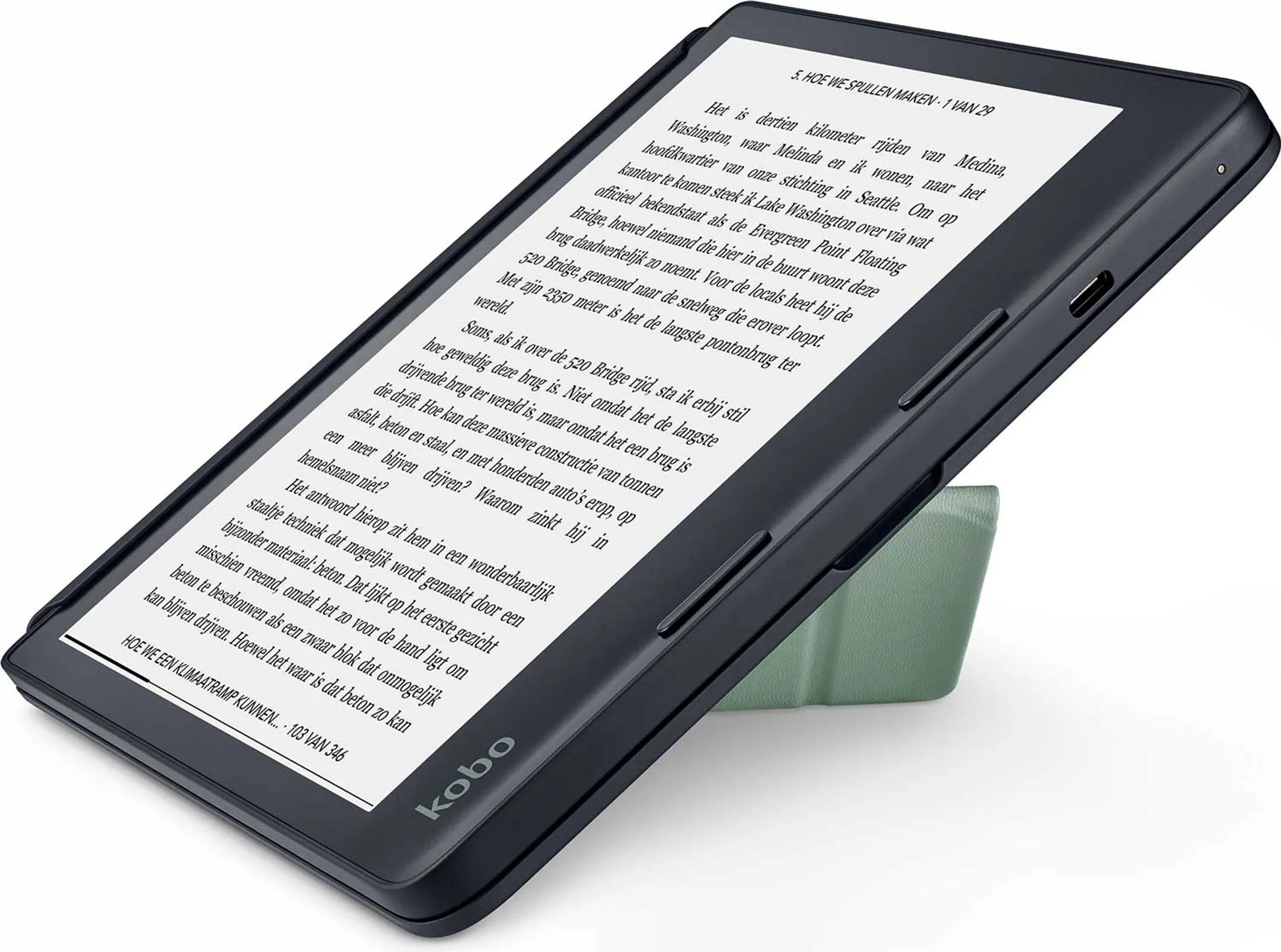 Kobo Sleepcover pour liseuse Sage - Vert image