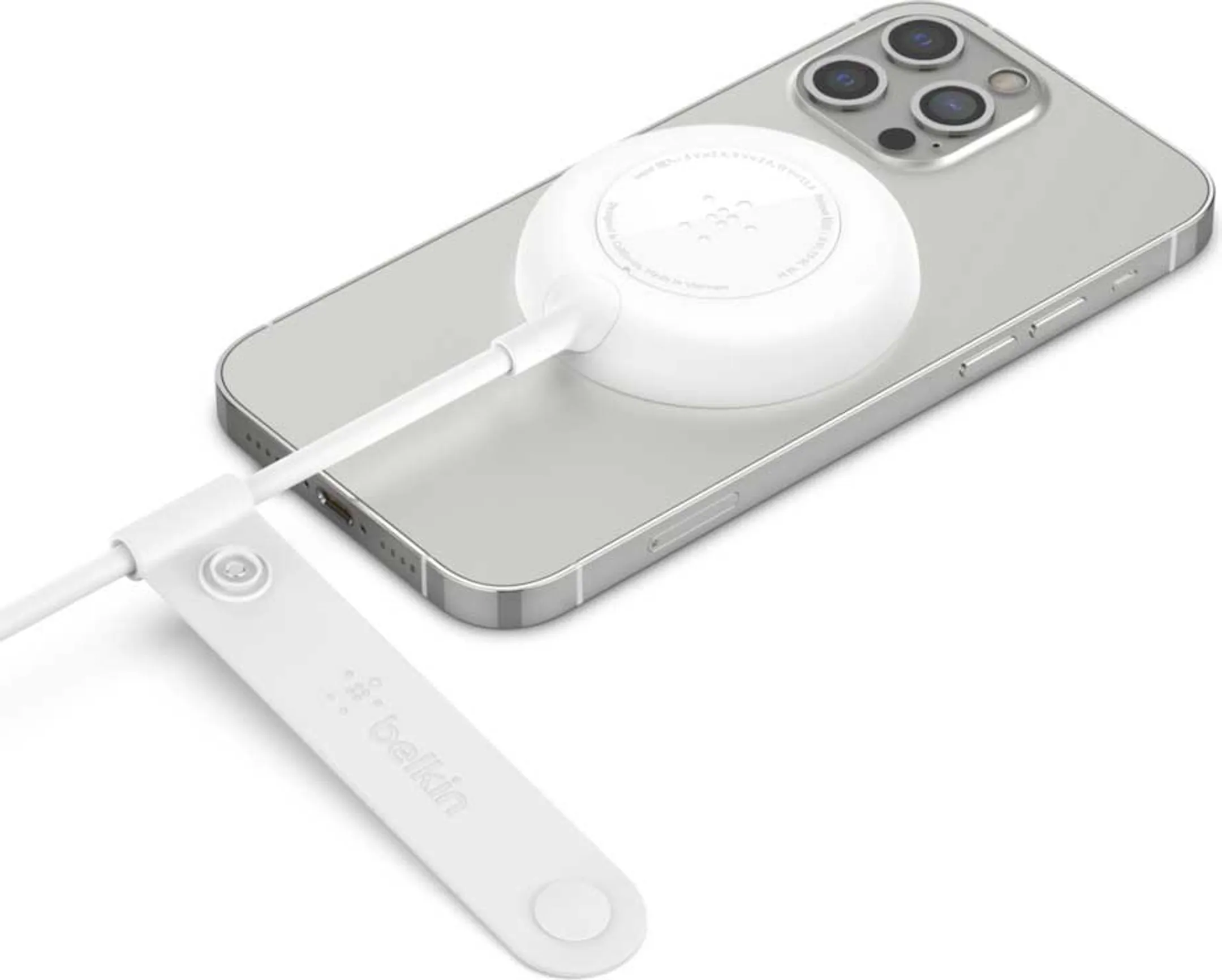 Belkin 7,5 W magnetische draadloze oplader zonder voedingsadapter - Wit image