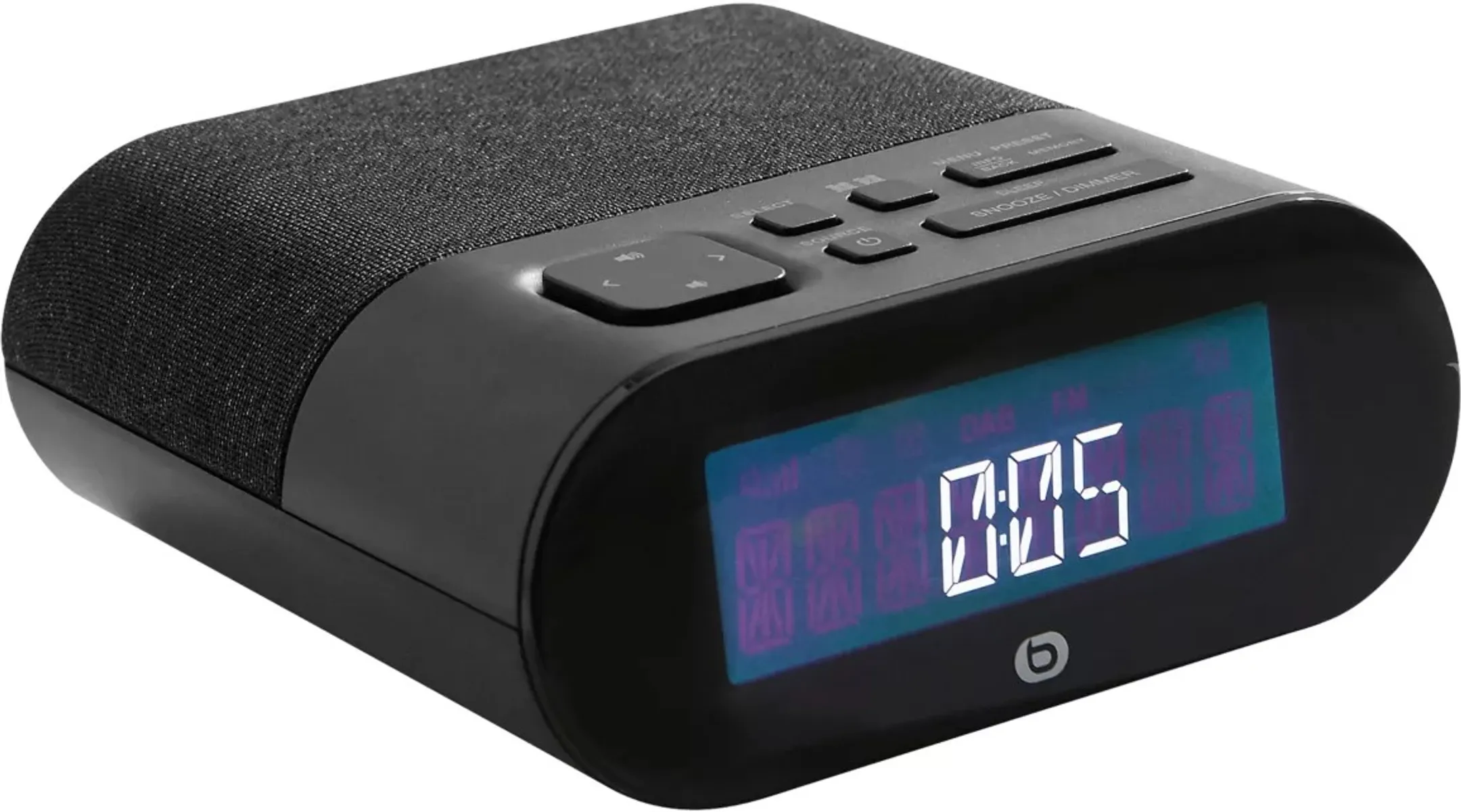 Compacte DAB+ wekkerradio - RRVT-150DAB+ - Zwart