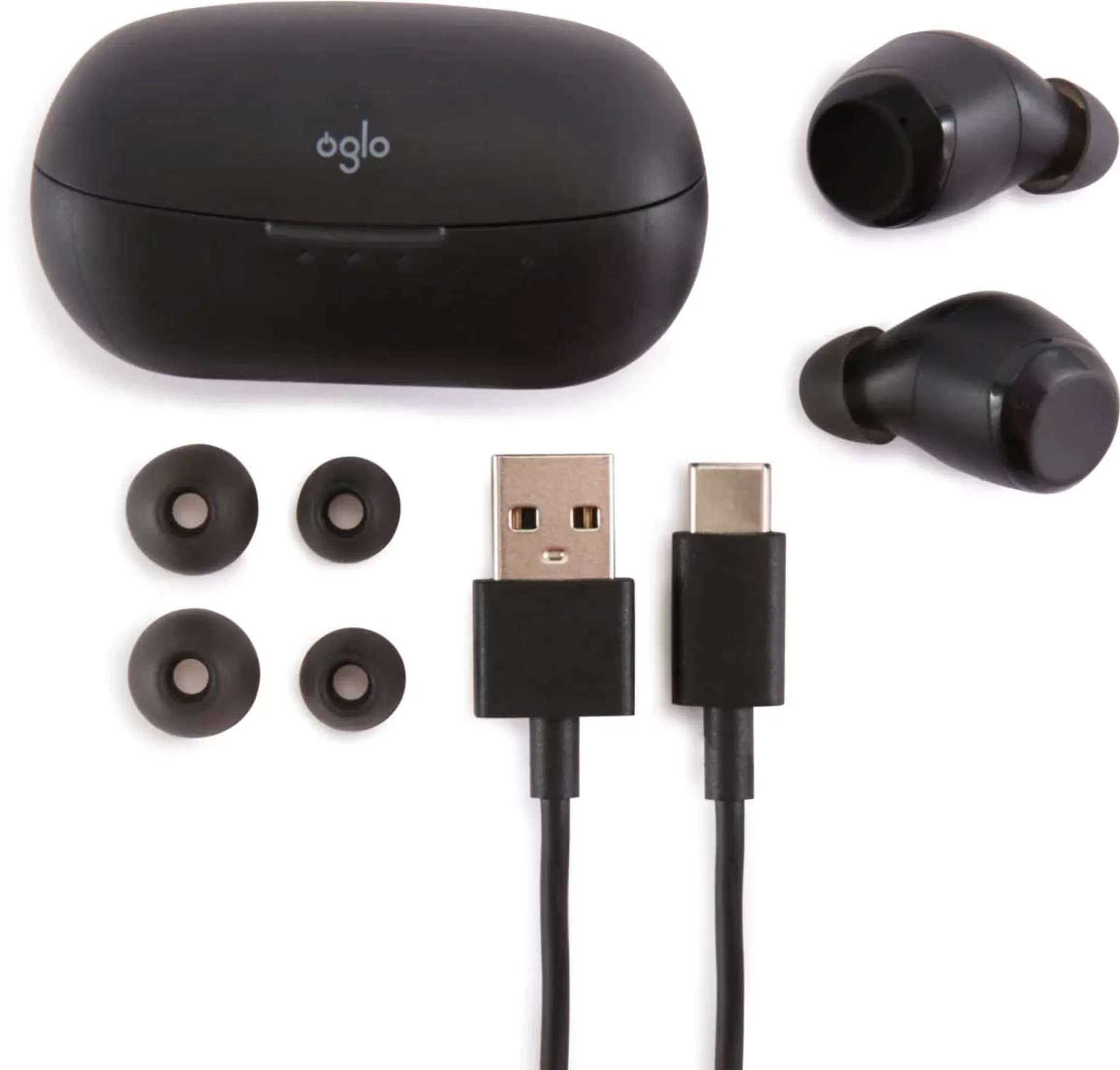 OGLO Draadloze Oortjes Muz TWS 2 - Zwart image