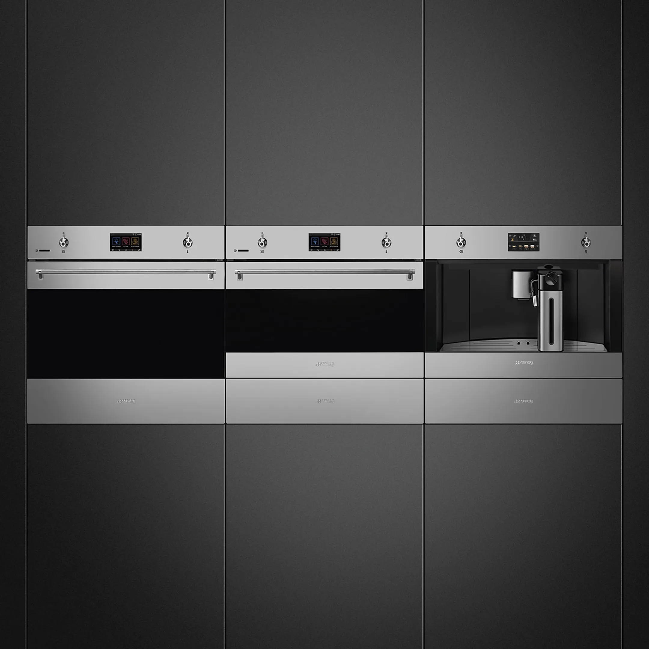 Smeg Machine à café encastrable CMS4303X image