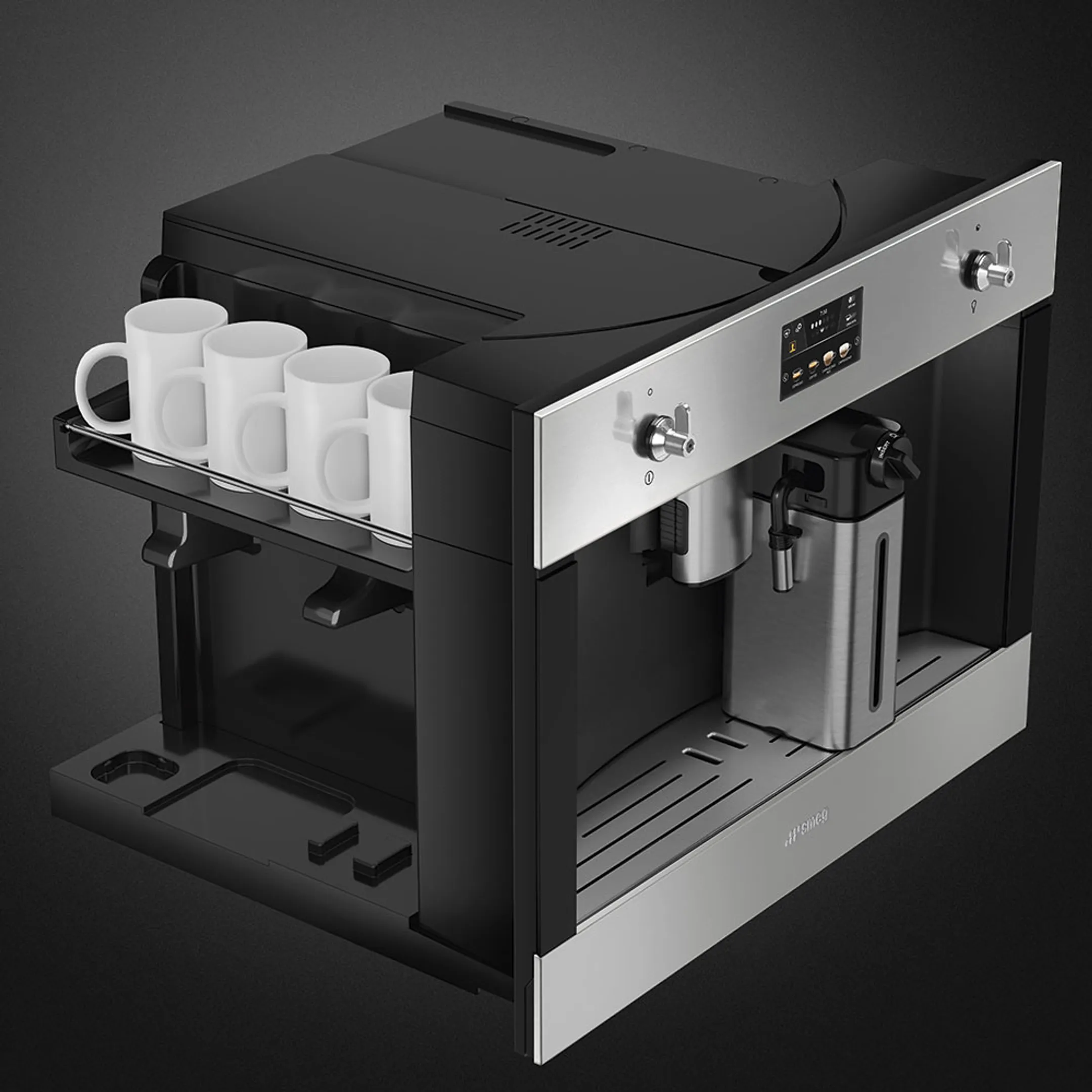 Smeg Machine à café encastrable CMS4303X image