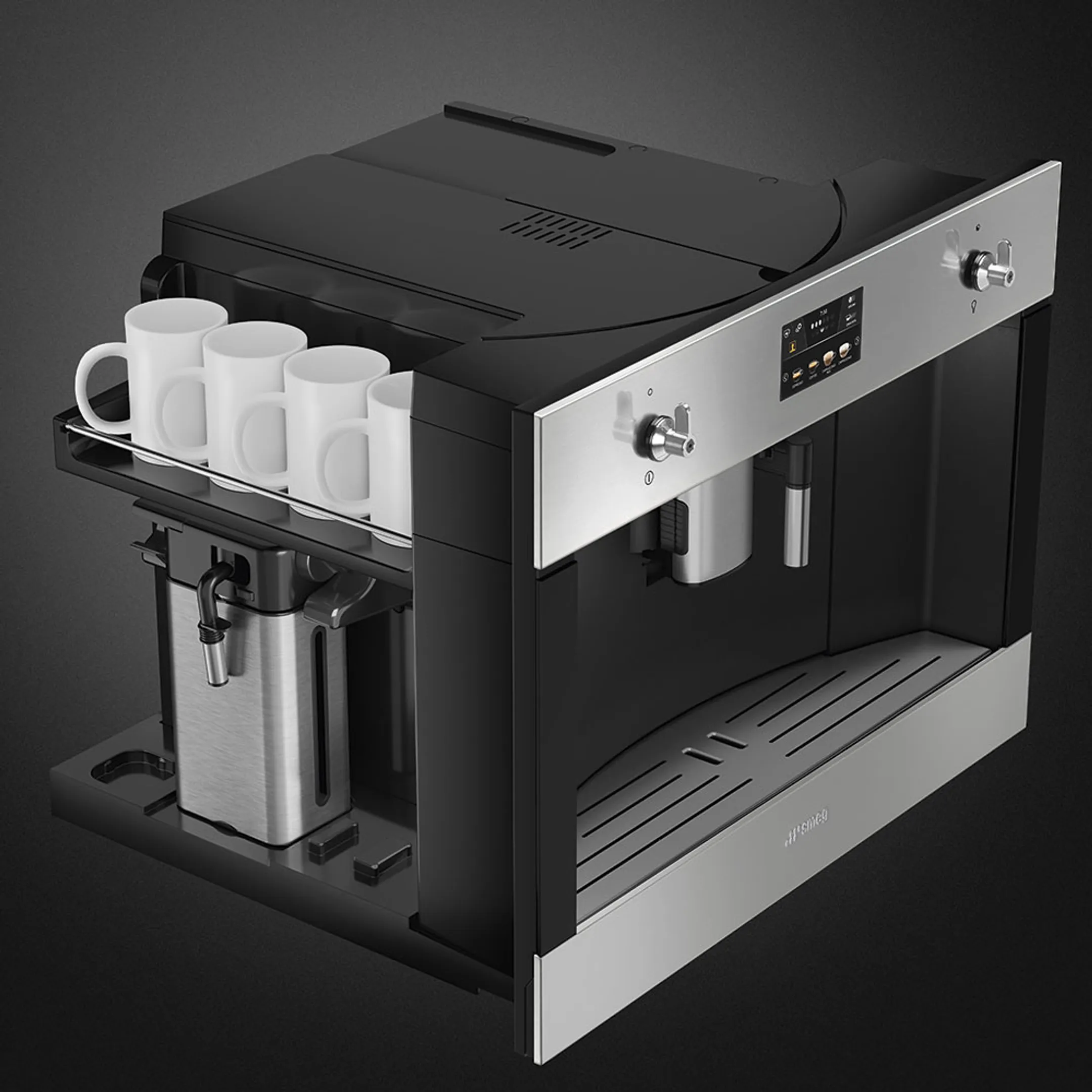 Smeg Machine à café encastrable CMS4303X image