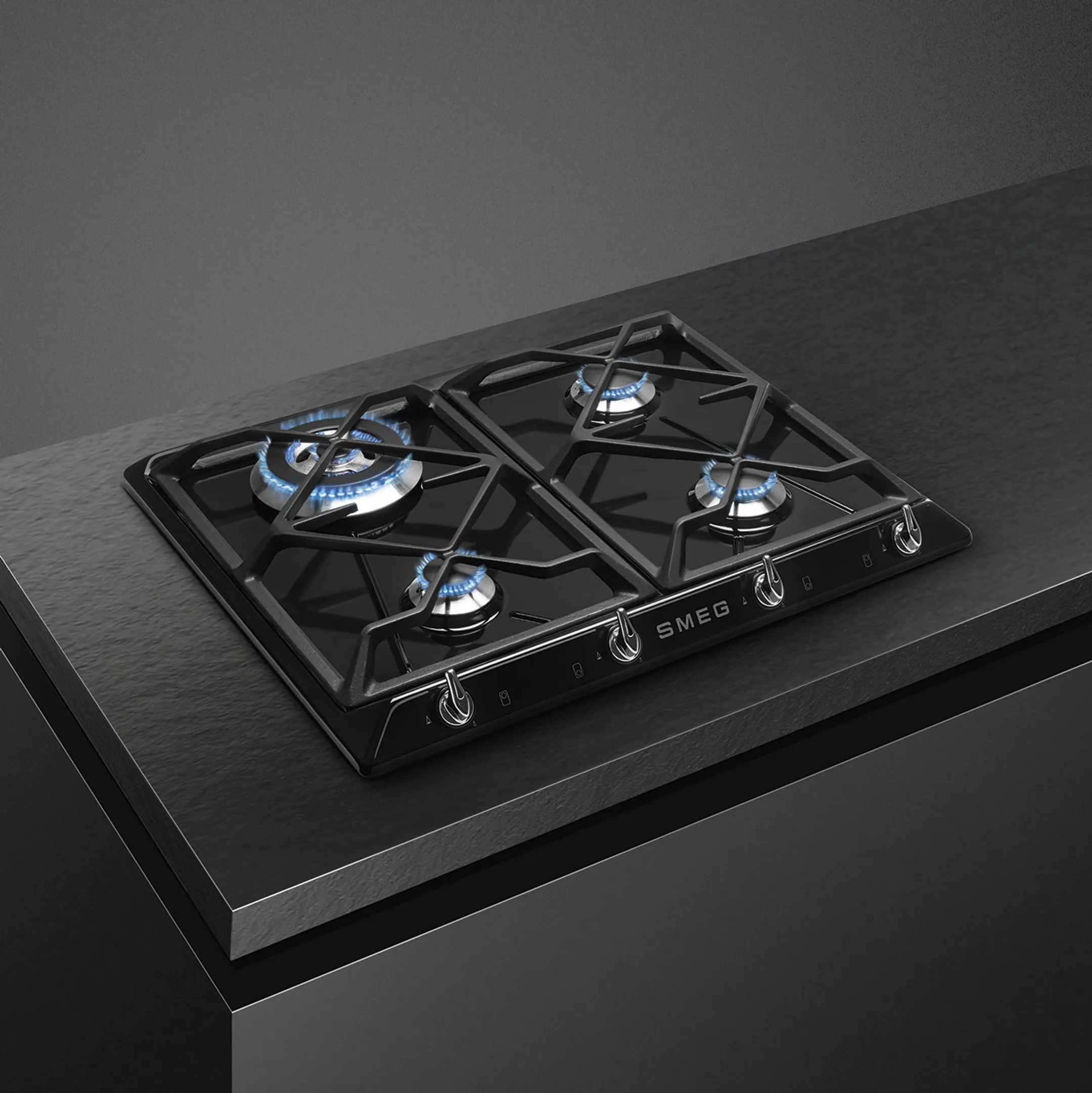 Smeg Taque au gaz SR964NGH Butaan image