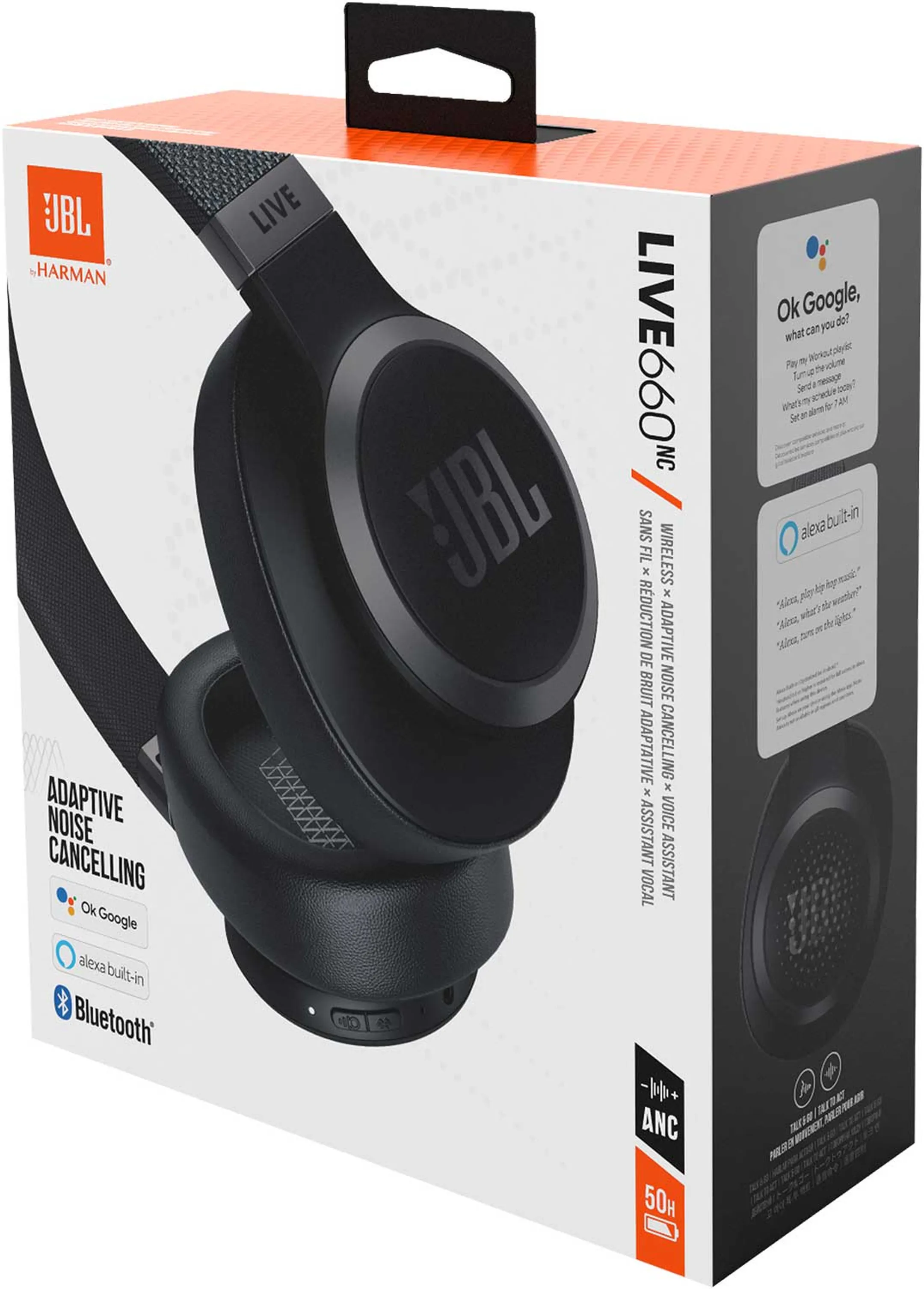 JBL Live 660 NC koptelefoon - Zwart image