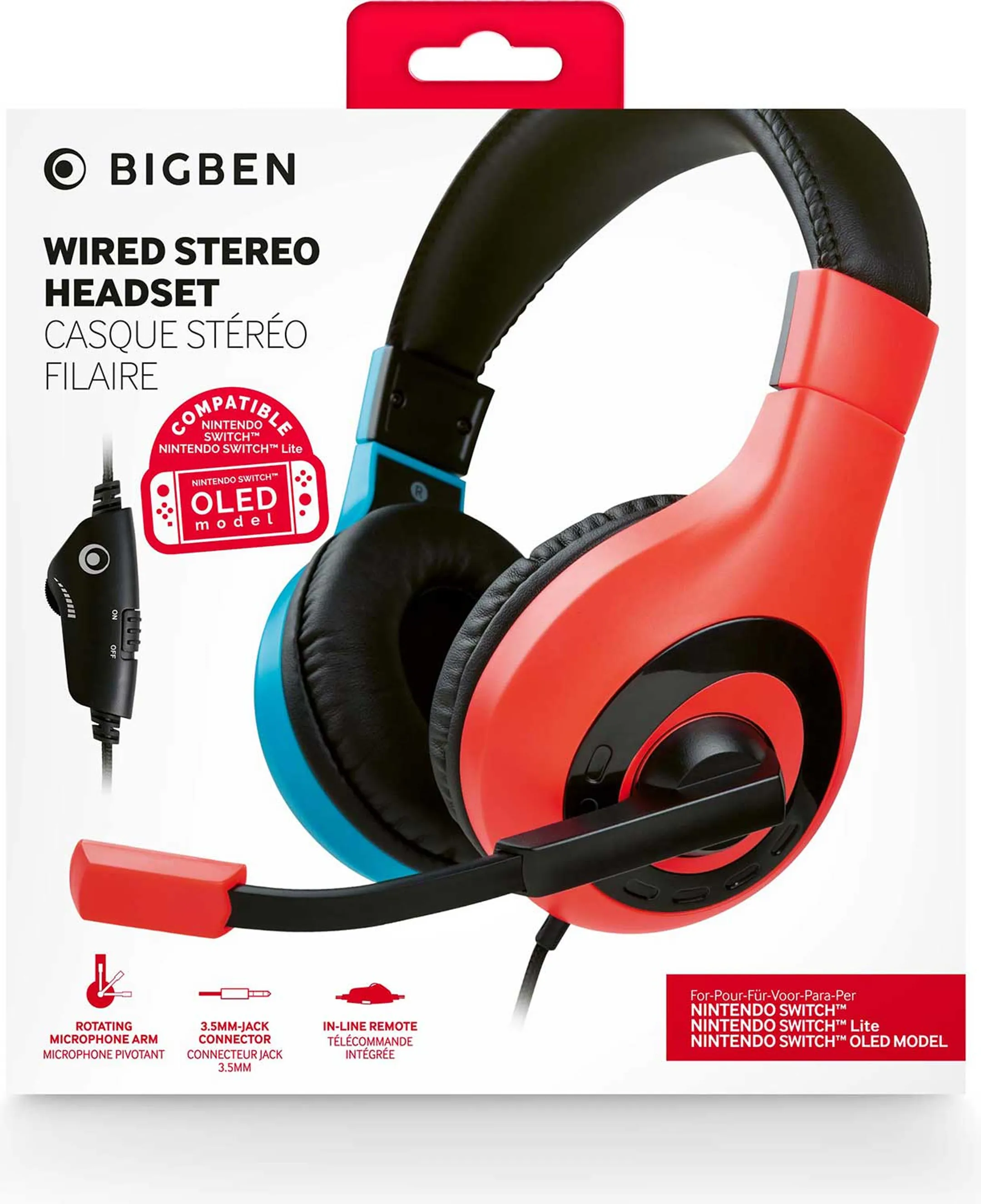 BigBen Stereo gaming headset voor Nintendo Switch (Lite) image