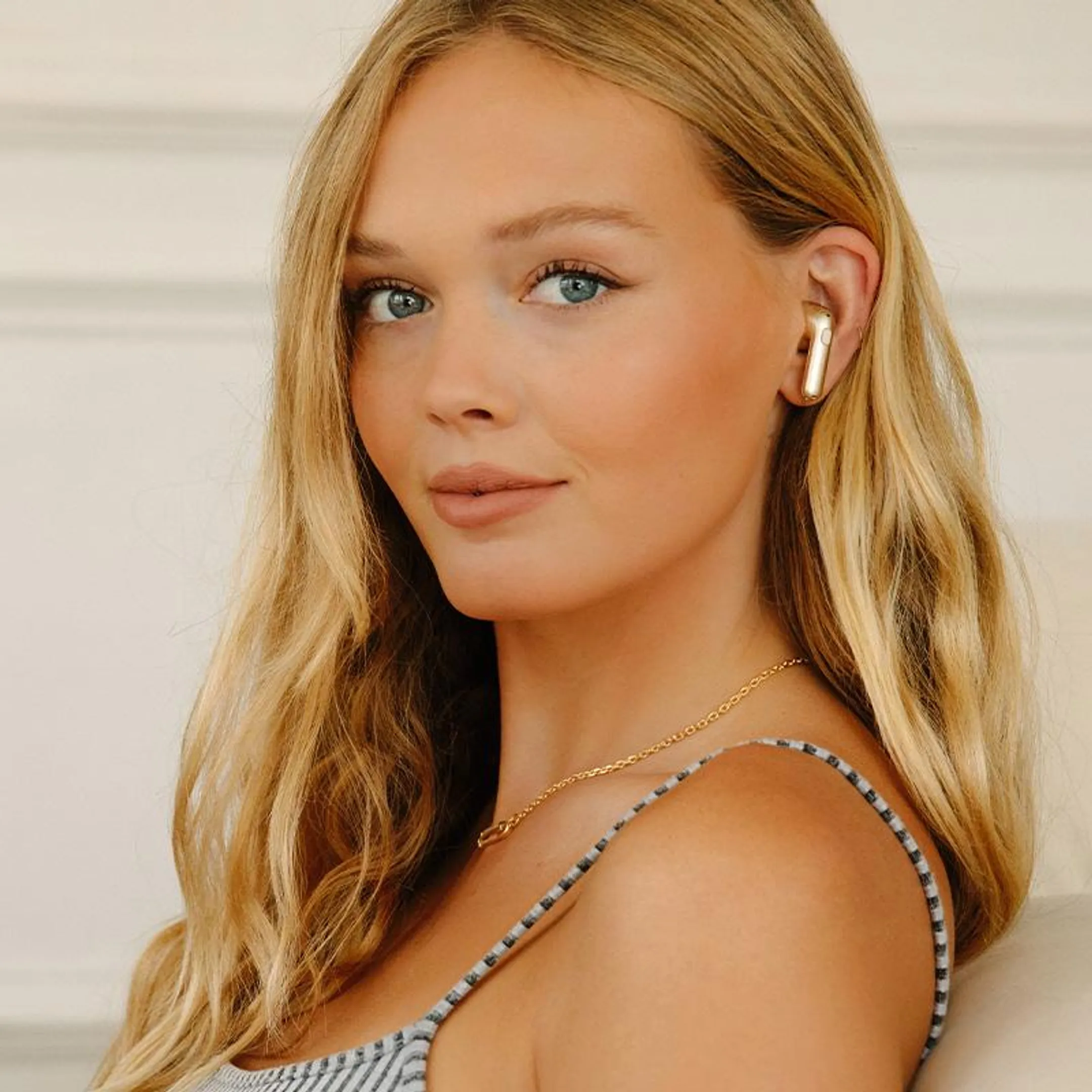 Happy Plugs Ecouteurs Sans Fil Hope - Or image