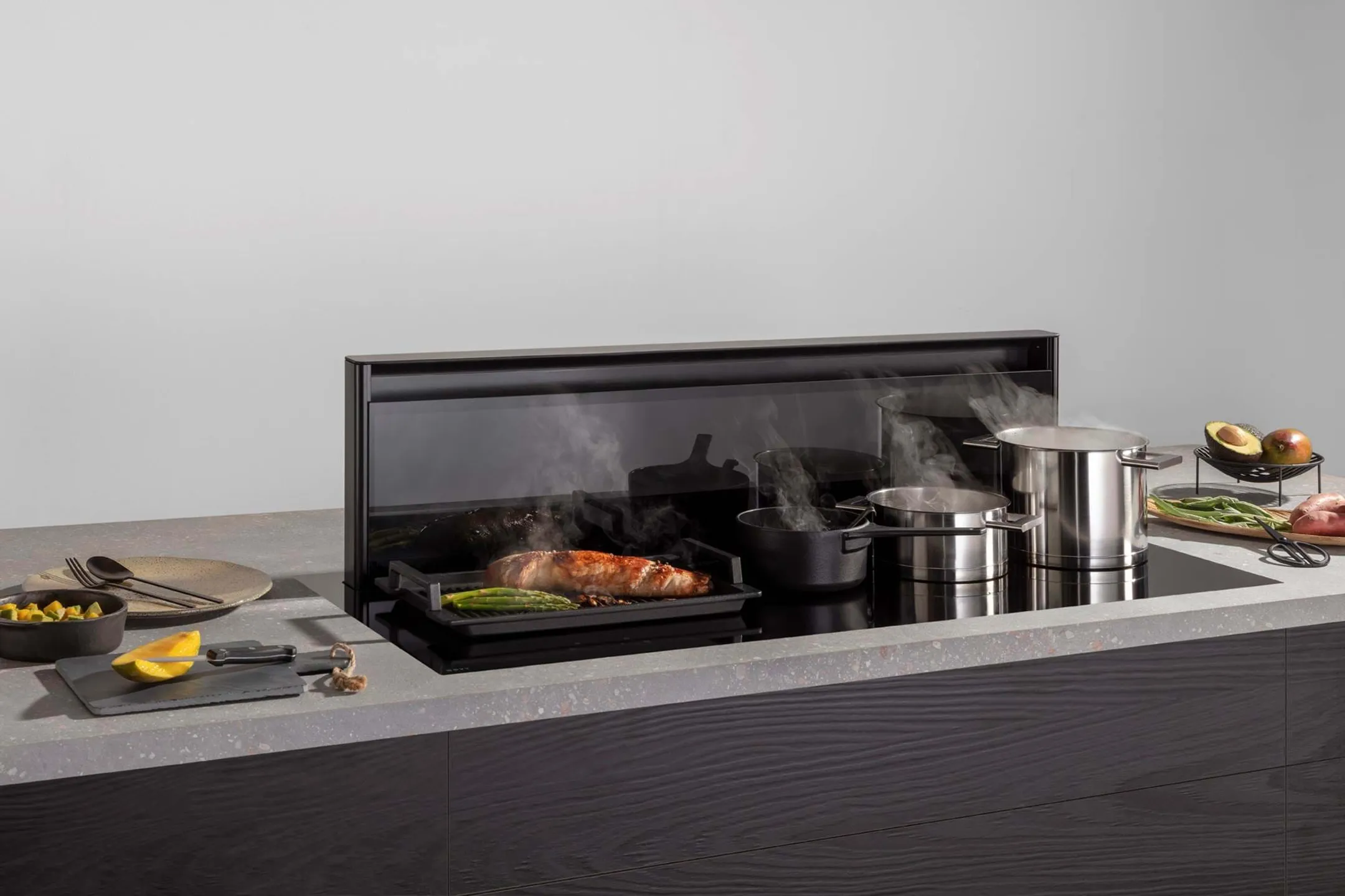 Novy Kookplaat met dampkap Panorama 120 Pro 42120 image