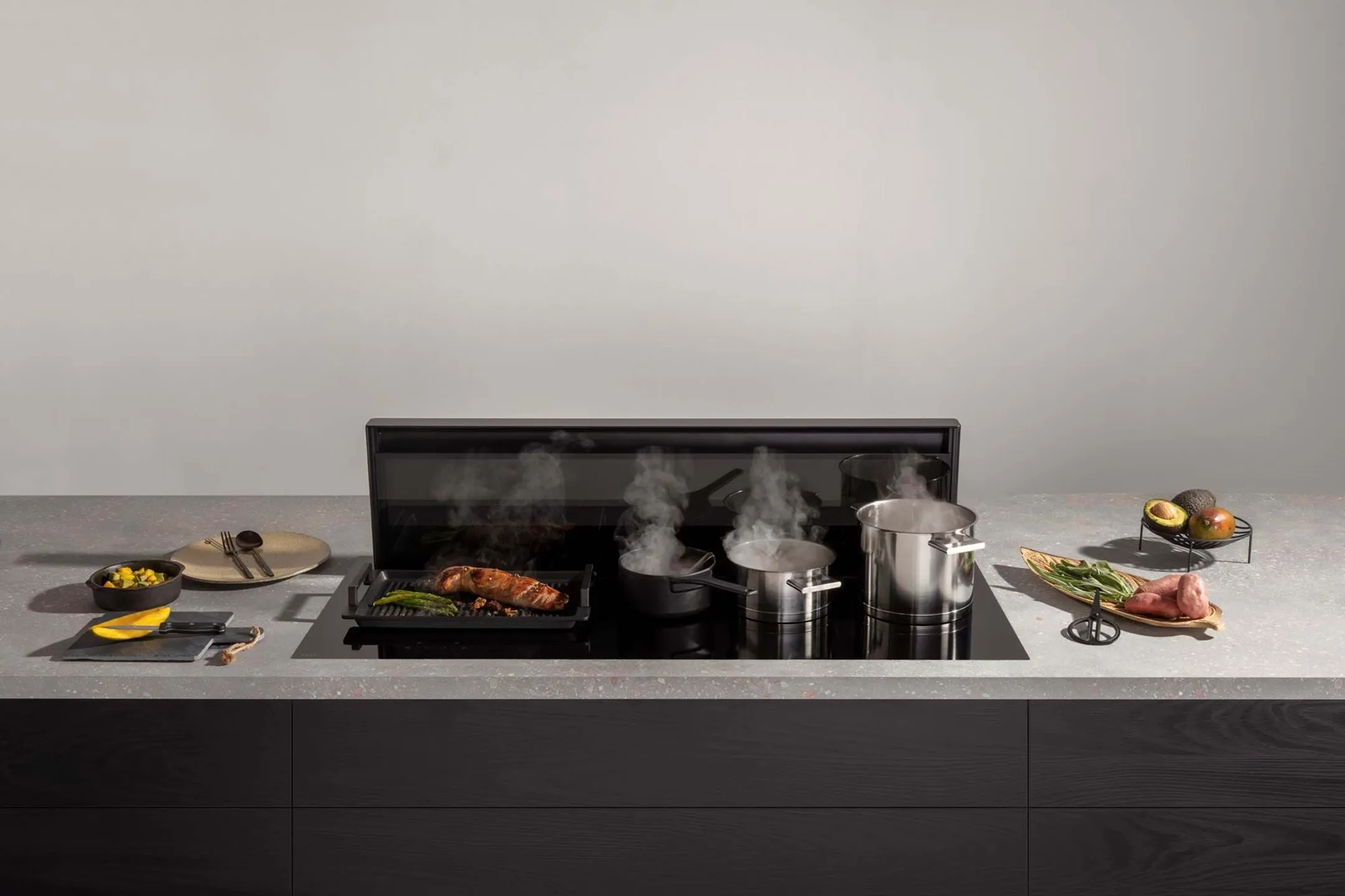 Novy Kookplaat met dampkap Panorama 120 Pro 42120 image