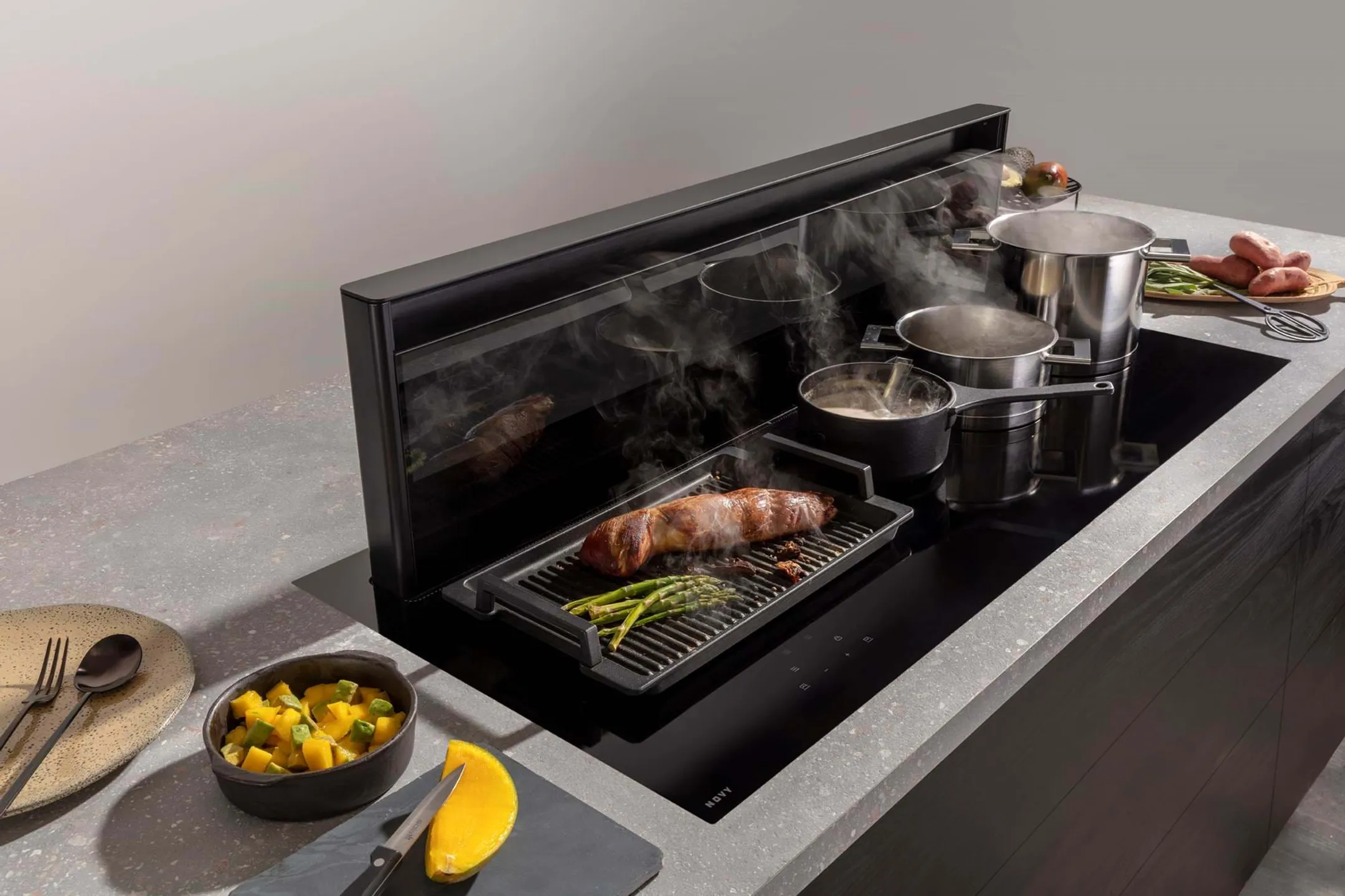 Novy Kookplaat met dampkap Panorama 120 Pro 42120 image