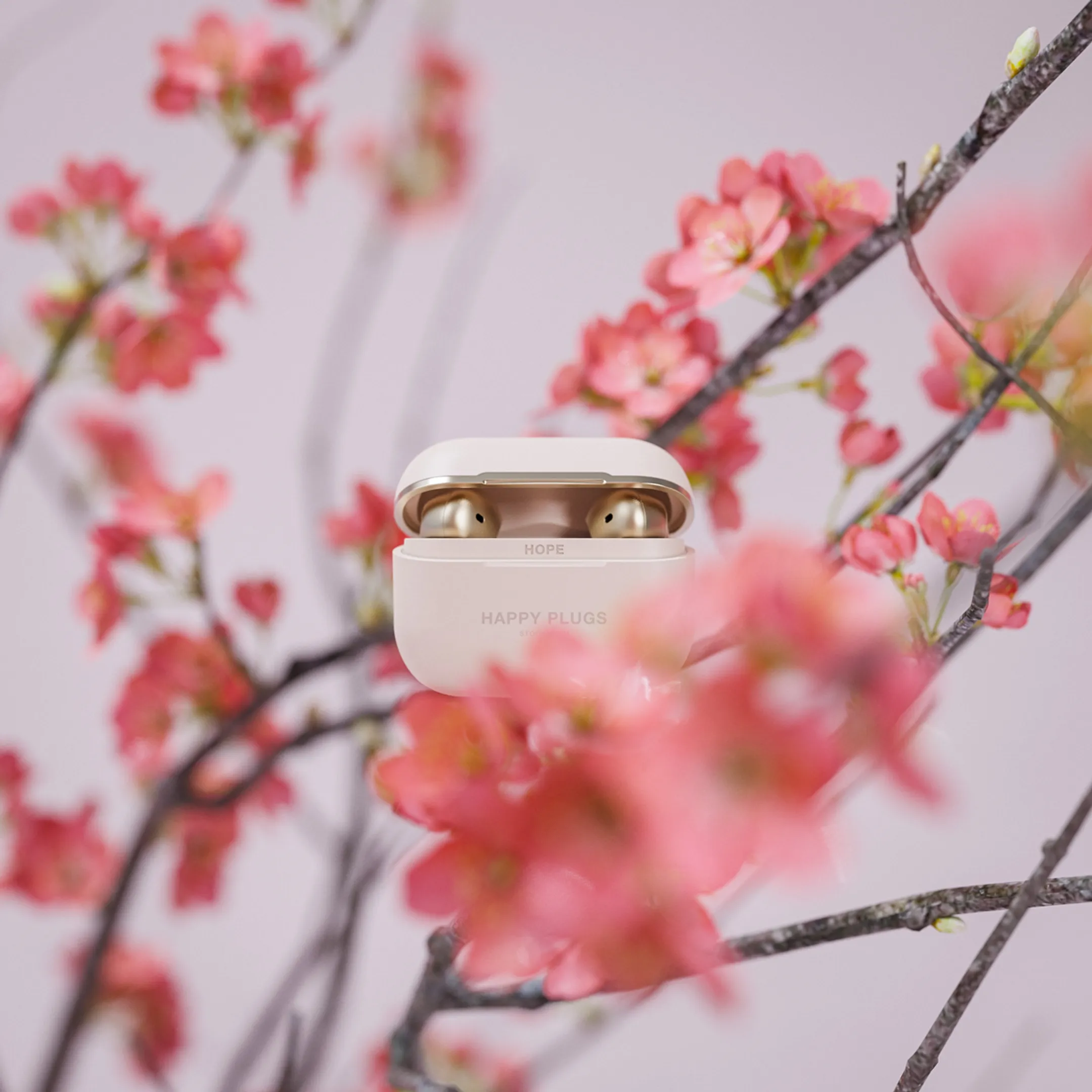 Happy Plugs Ecouteurs Sans Fil Hope - Or image