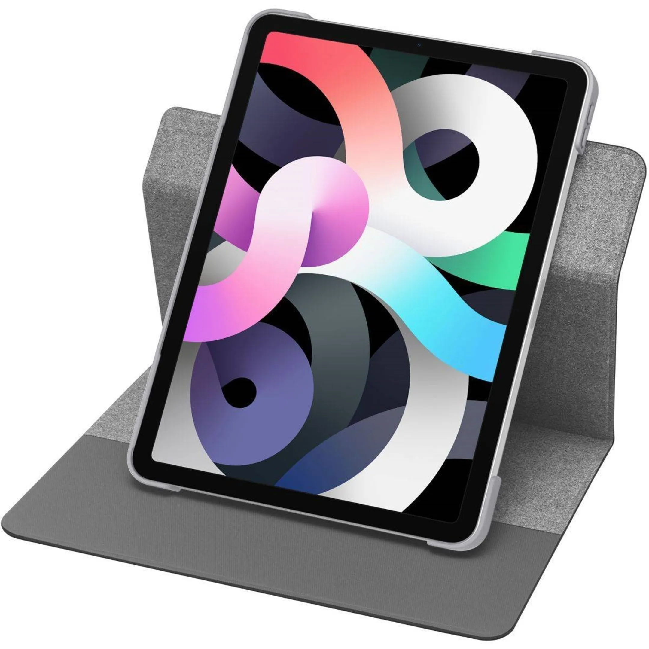 Draaibare bookcover voor iPad Air (2022) - Zwart