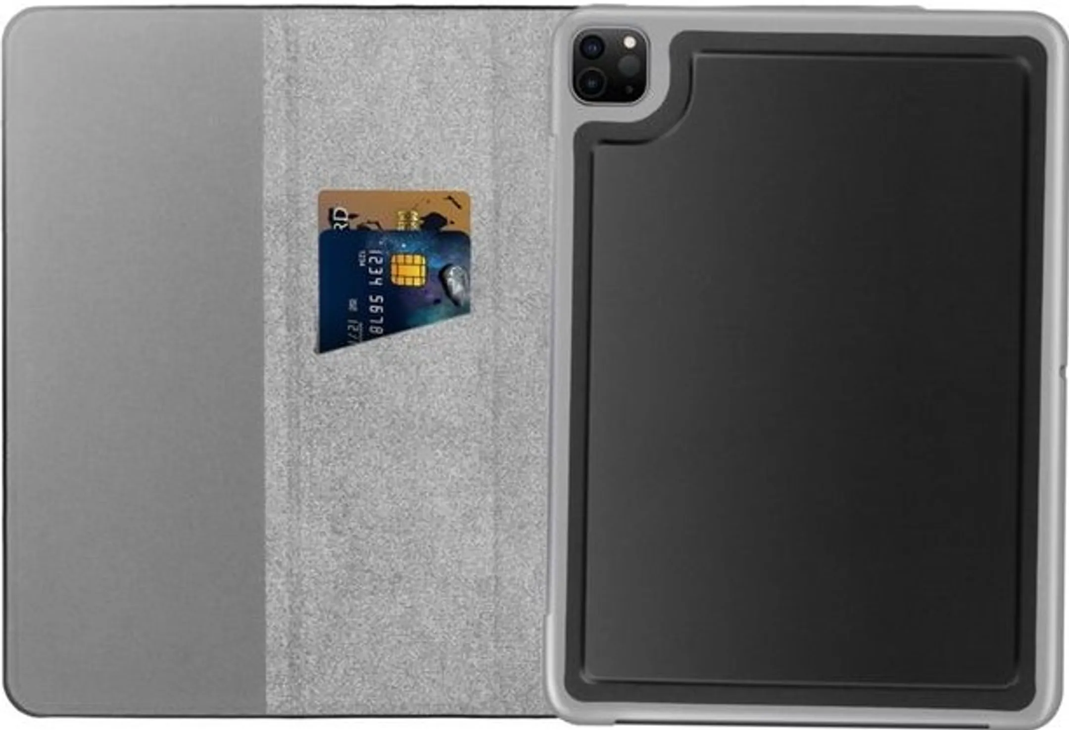 Adeqwat Étui livre 2-en-1 pour iPad Pro (2021) - Noir image