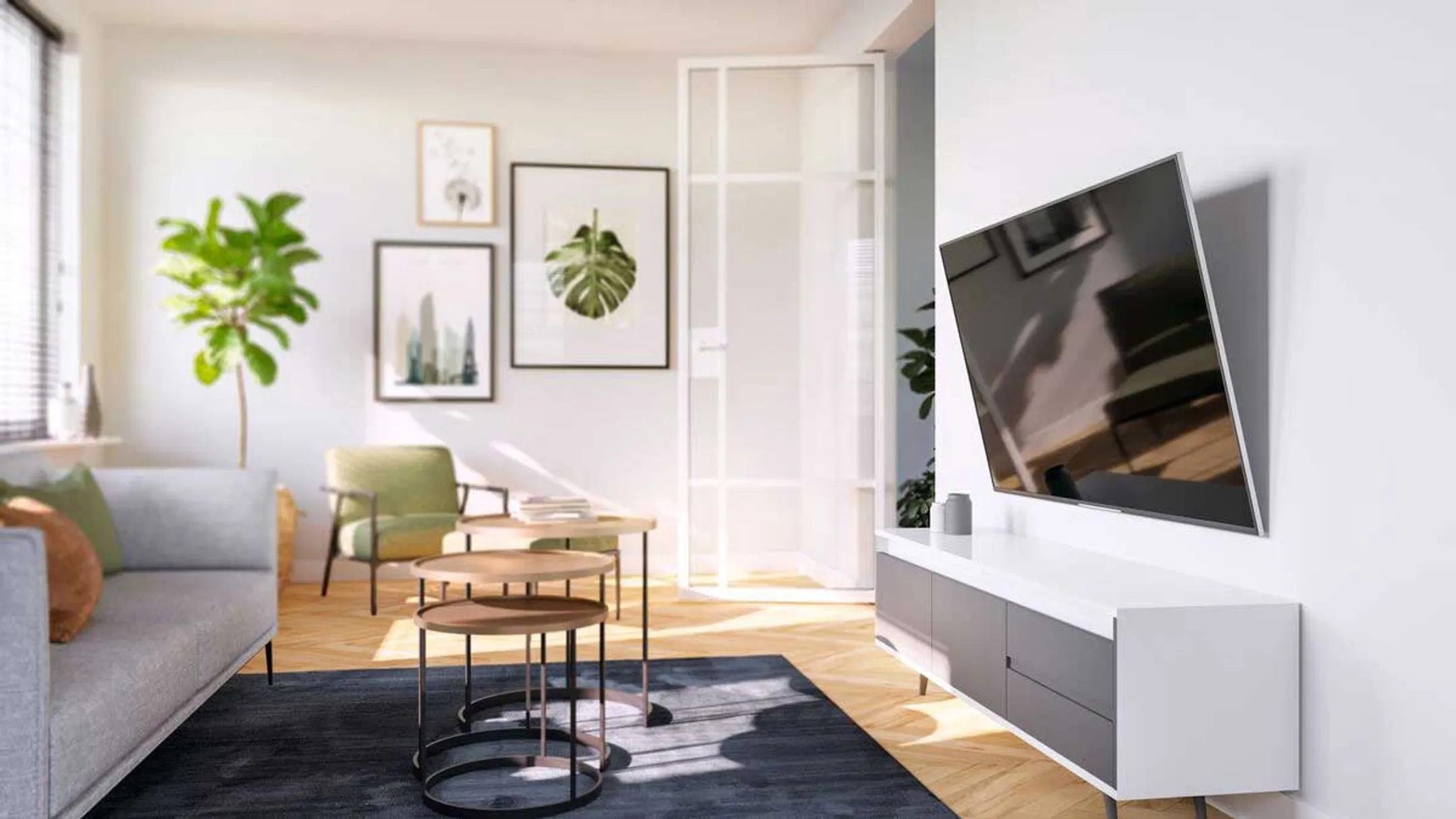 Vogels Kantelbare TV-beugel TVM 3615 - 40" tot 77" image